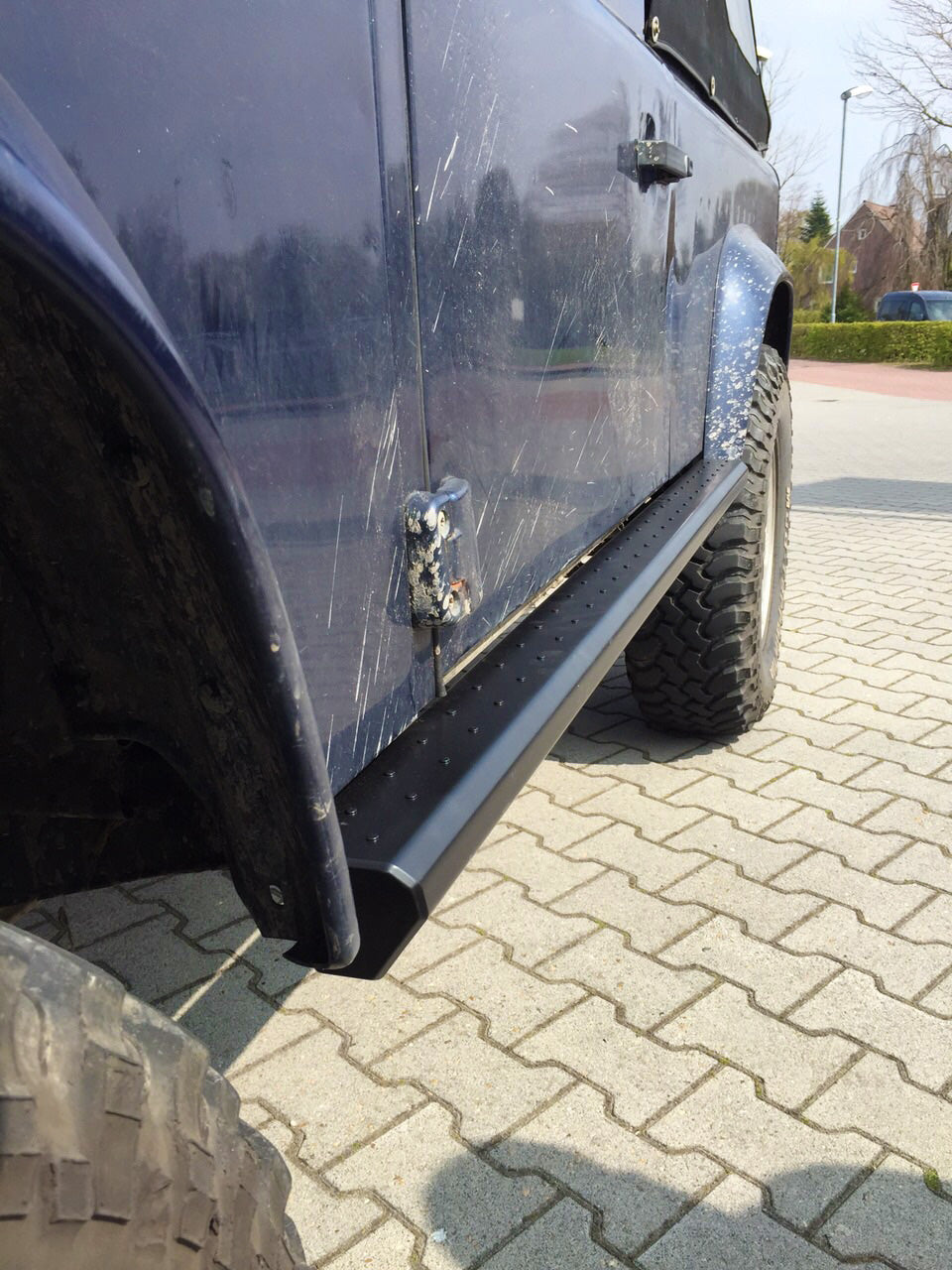 Stainless Steel Rock Sliders - for Land Rover Defender 90/110/130