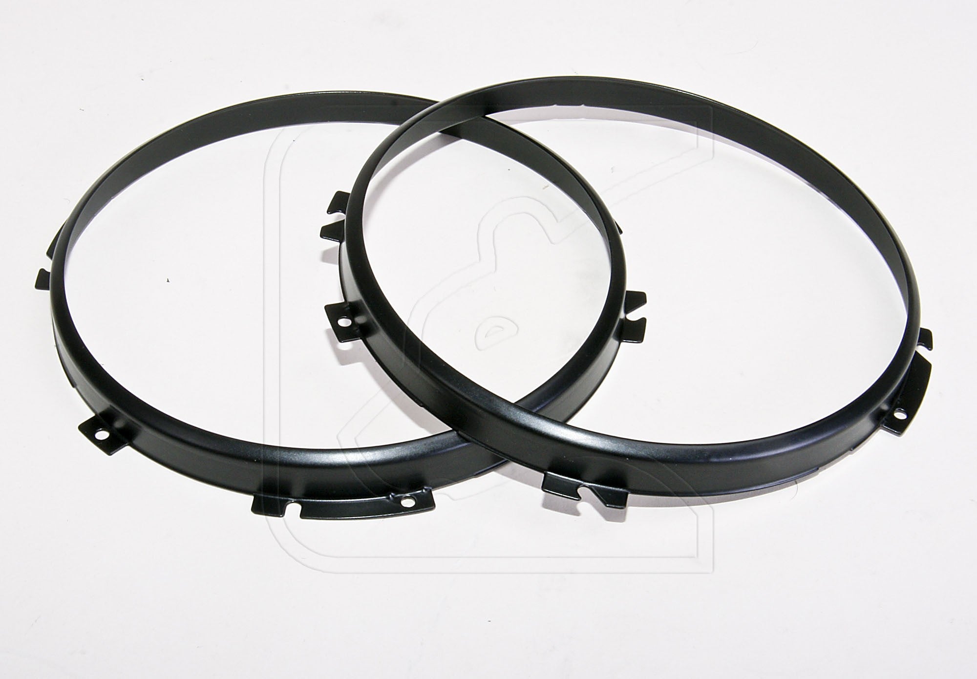 Stainless Steel 7" Headlight Rings & Mounting Screws - for Land Rover Defender