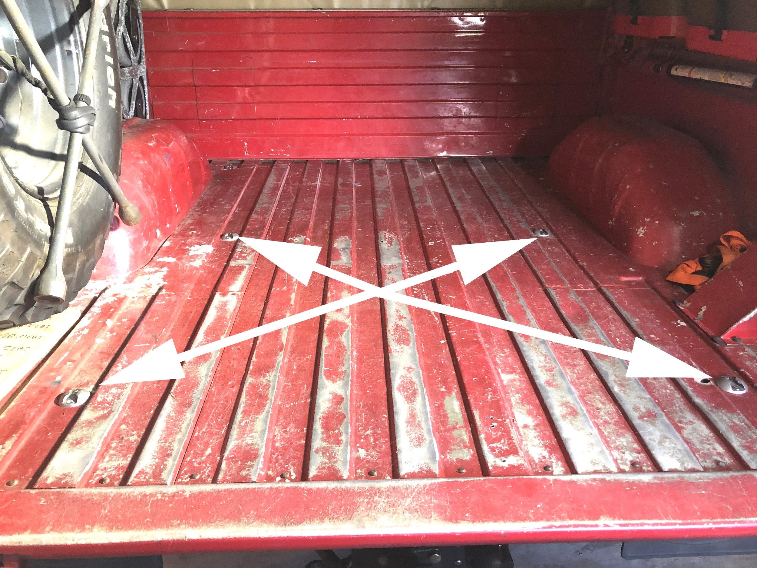 Airline Rail Lashing Points w/ Single Stud quick-release tie-downs (Set of 6)