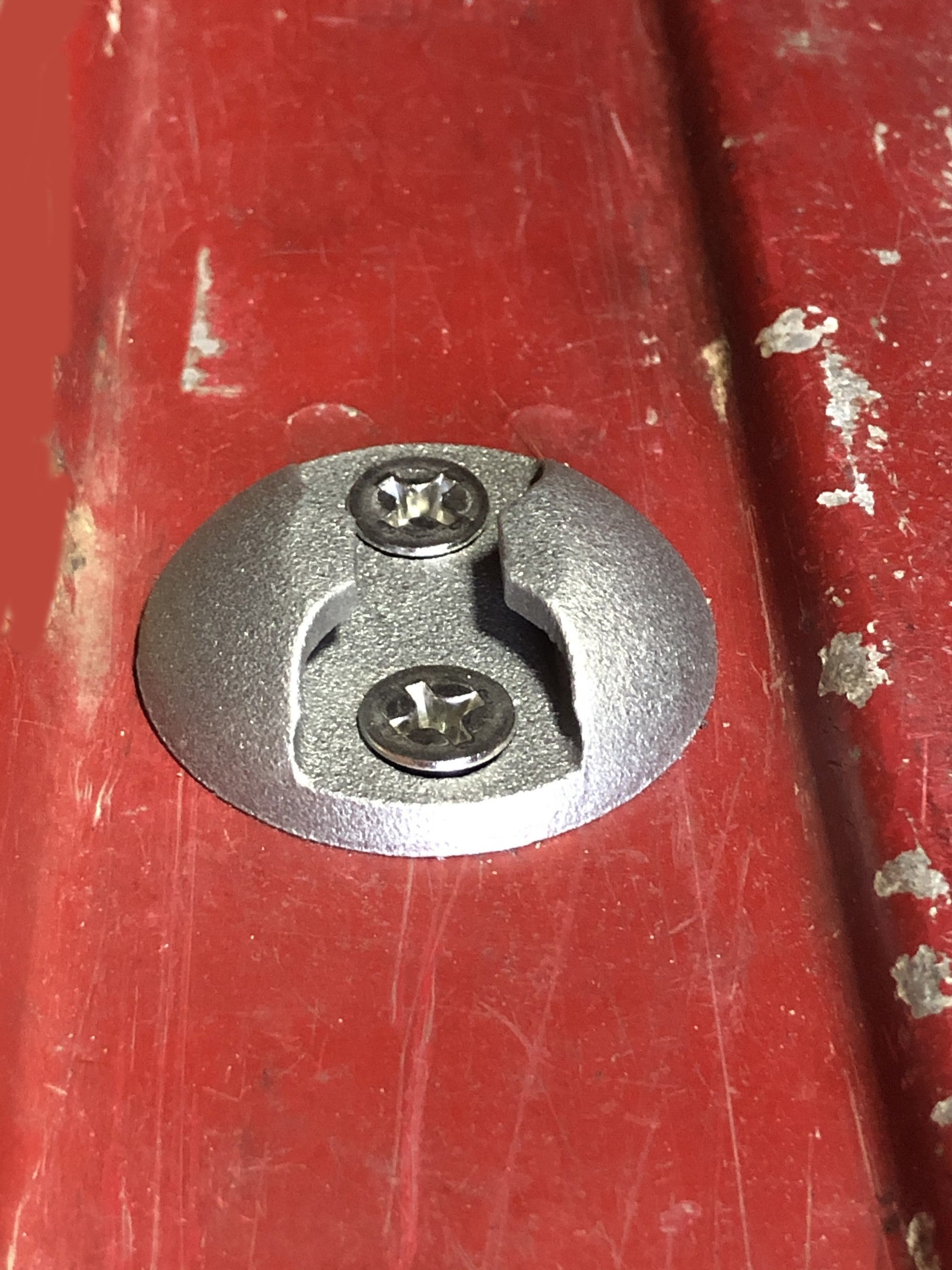 Airline Rail Lashing Points w/ Single Stud quick-release tie-downs (Set of 6)