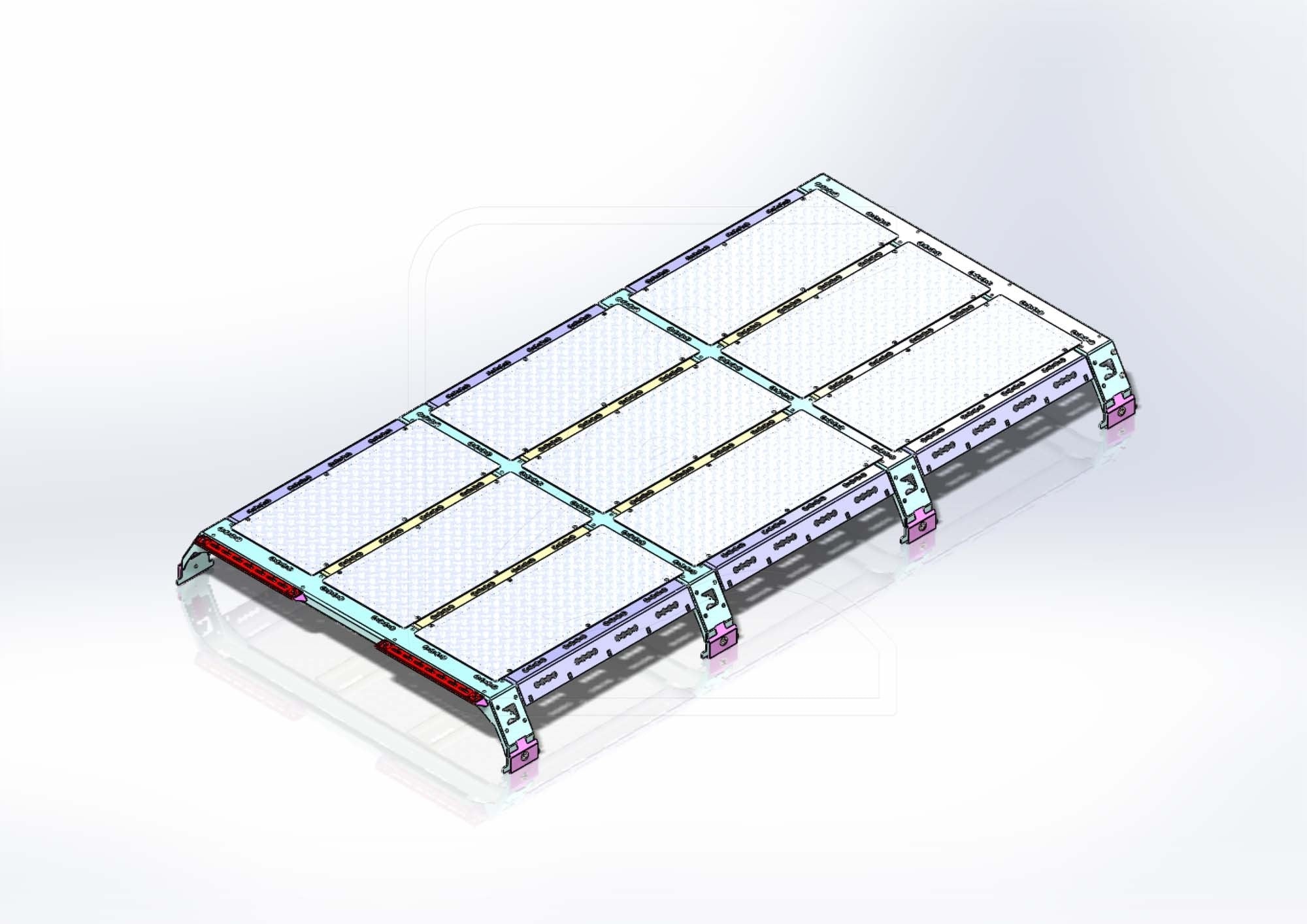 CargoBear Roof Rack - 'Connector Bar' for LED light-bar (BRACKETS SOLD SEPARATELY)
