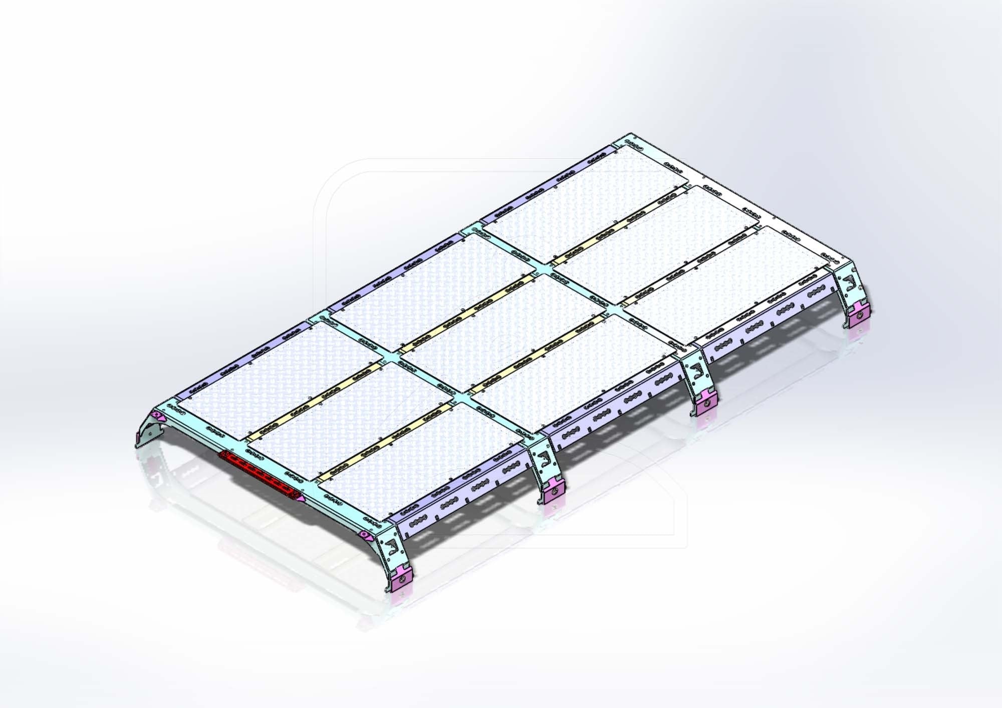 CargoBear Roof Rack - 'Connector Bar' for LED light-bar (BRACKETS SOLD SEPARATELY)