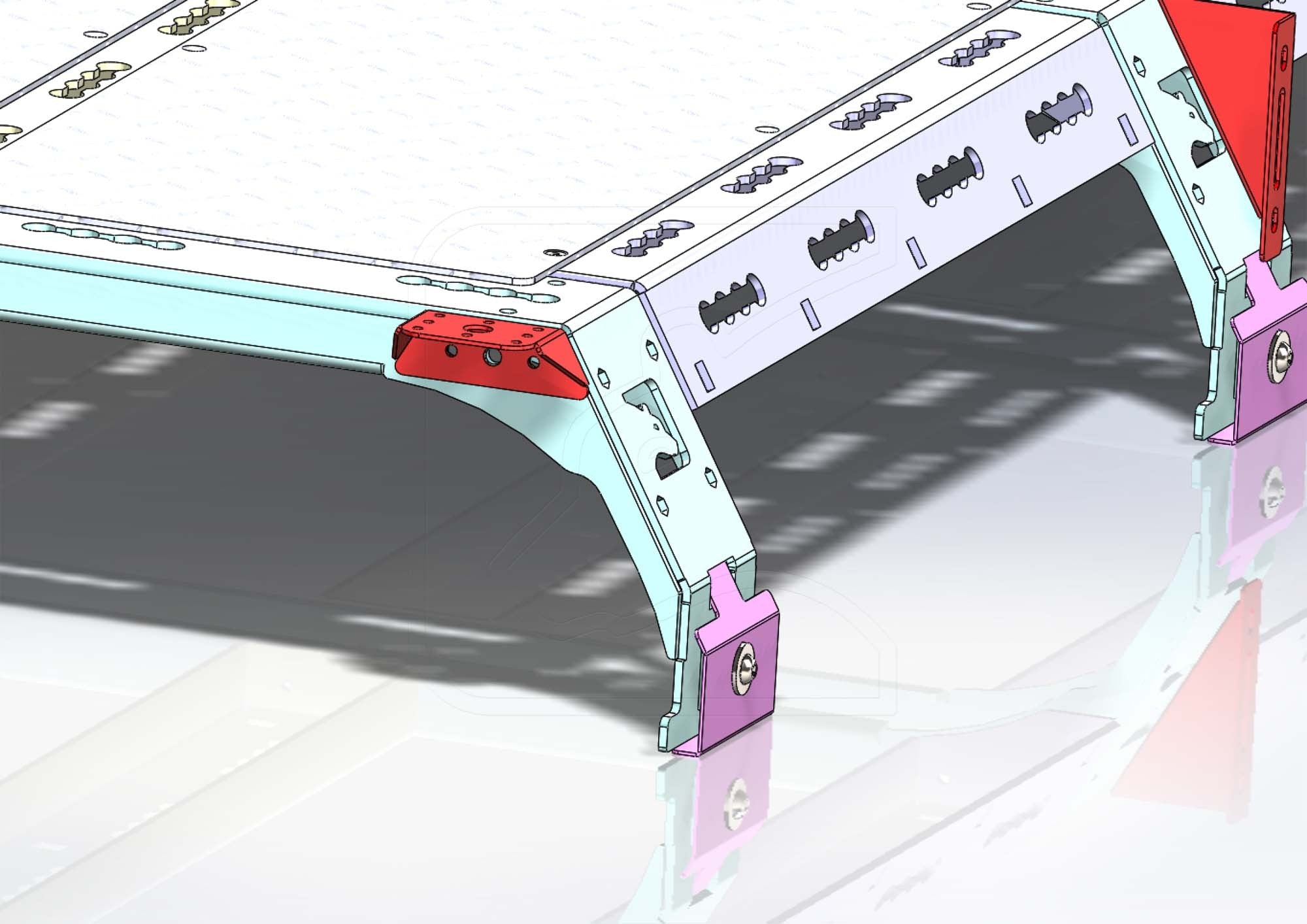 CargoBear Roof Rack - Auxiliary / Worklight Bracket (EACH BRACKET SOLD INDIVIDUALLY)