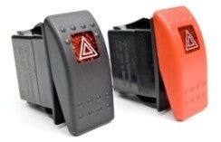 Defender Hazard Switch Wiring Harness (*includes* Carling Hazard Switch & Multiplug) - for Land Rover 90/110/130