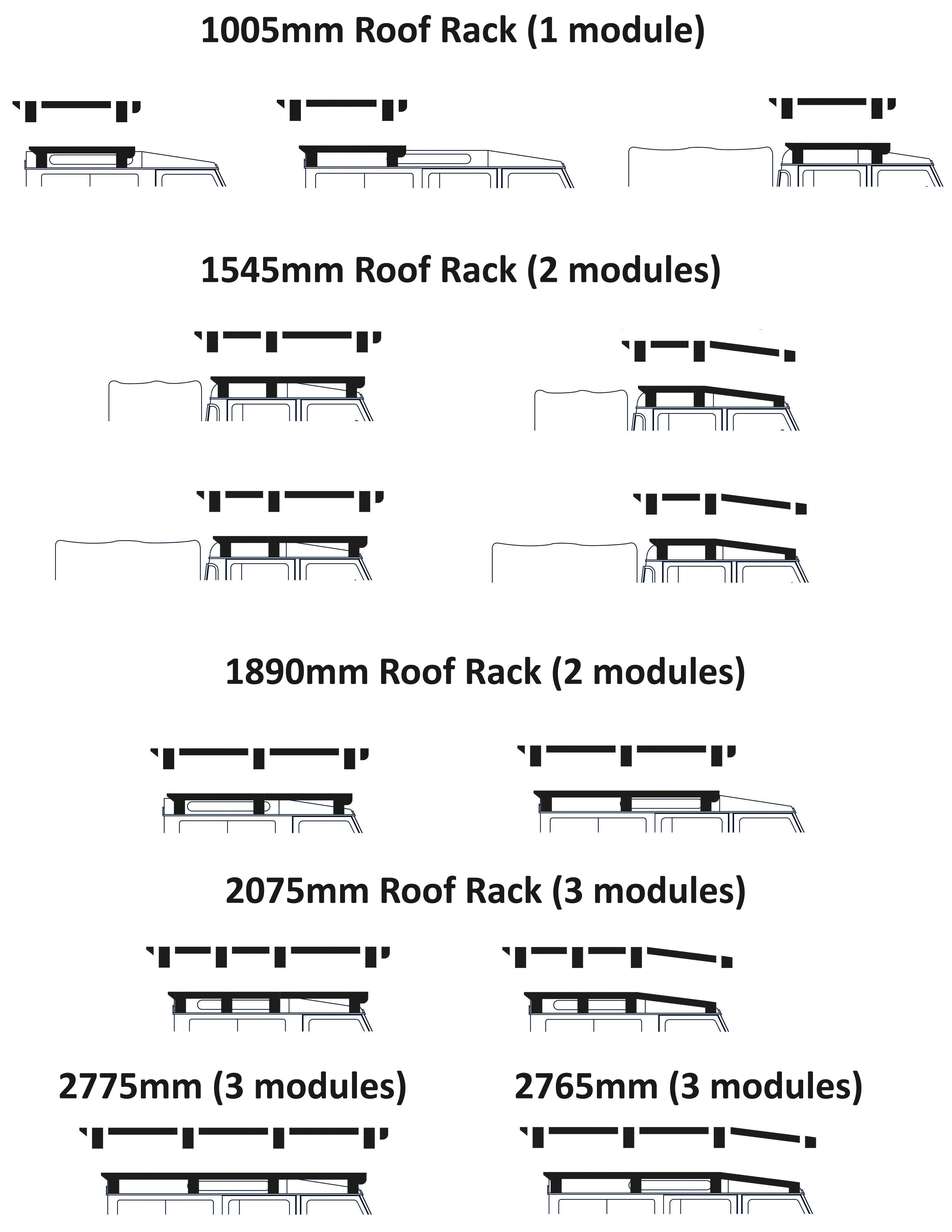 CargoBear 2.0 Modular Roof Rack System - for Land Rover Defender 90/110/130