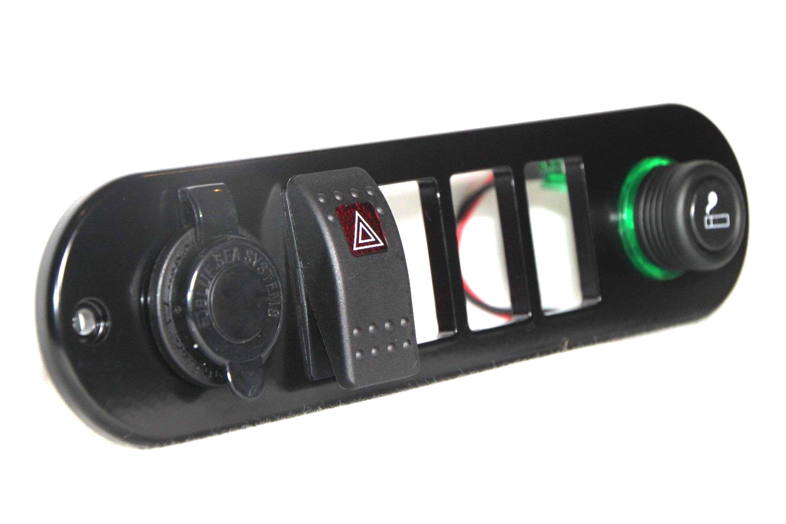 Center Dash Face Plate Panel (12V-Carling-12V) - Land Rover Defender 90/110