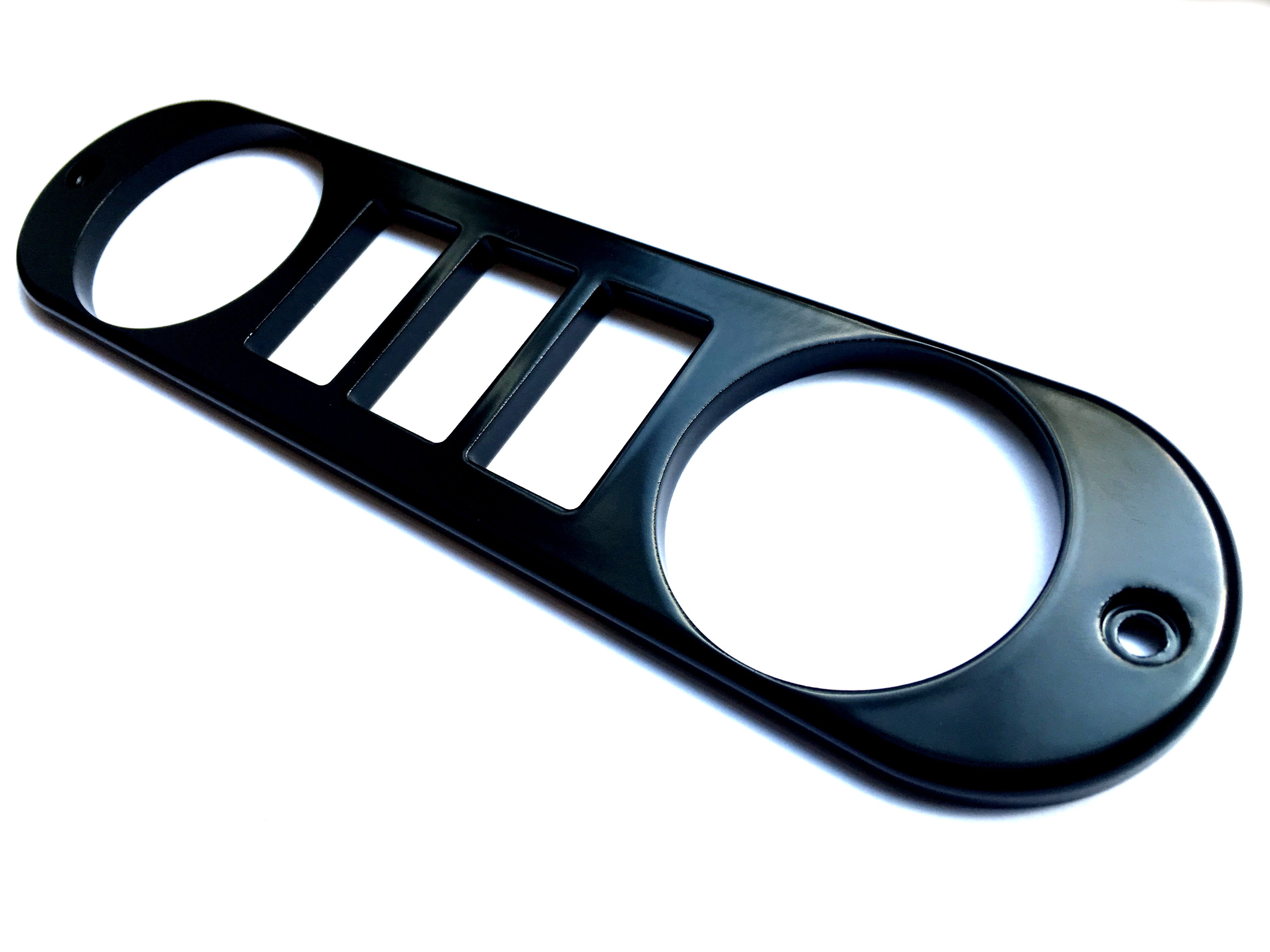 Center Dash Face Plate Panel (VDO-3x Carling-VDO) - Land Rover Defender 90/110