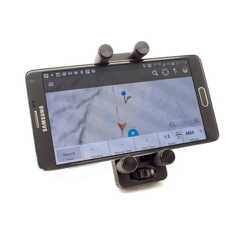 Defender Phone Dash Mount, aluminum (fits model years 1983-2006) - for Land Rover 90/110/130