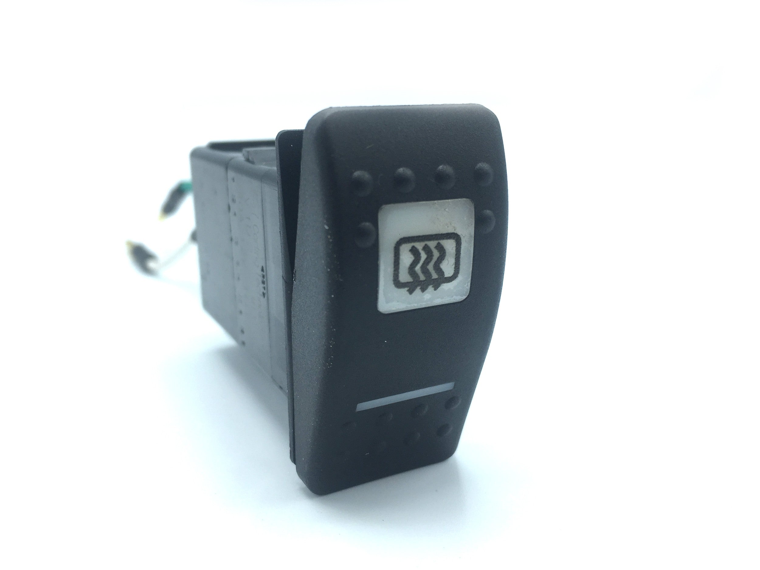 Defender Rear Defrost Switch Wiring Harness (*includes* Carling Switch & Multiplug) - for Land Rover 90/110