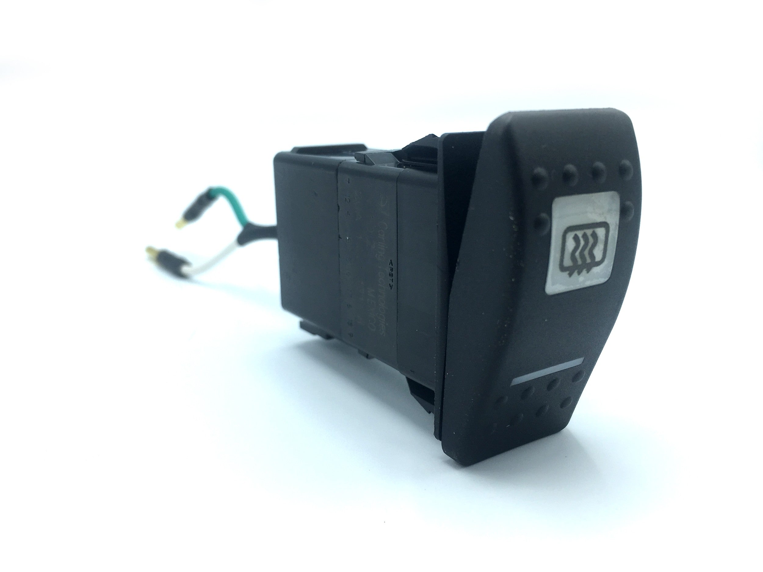 Defender Rear Defrost Switch Wiring Harness (*includes* Carling Switch & Multiplug) - for Land Rover 90/110