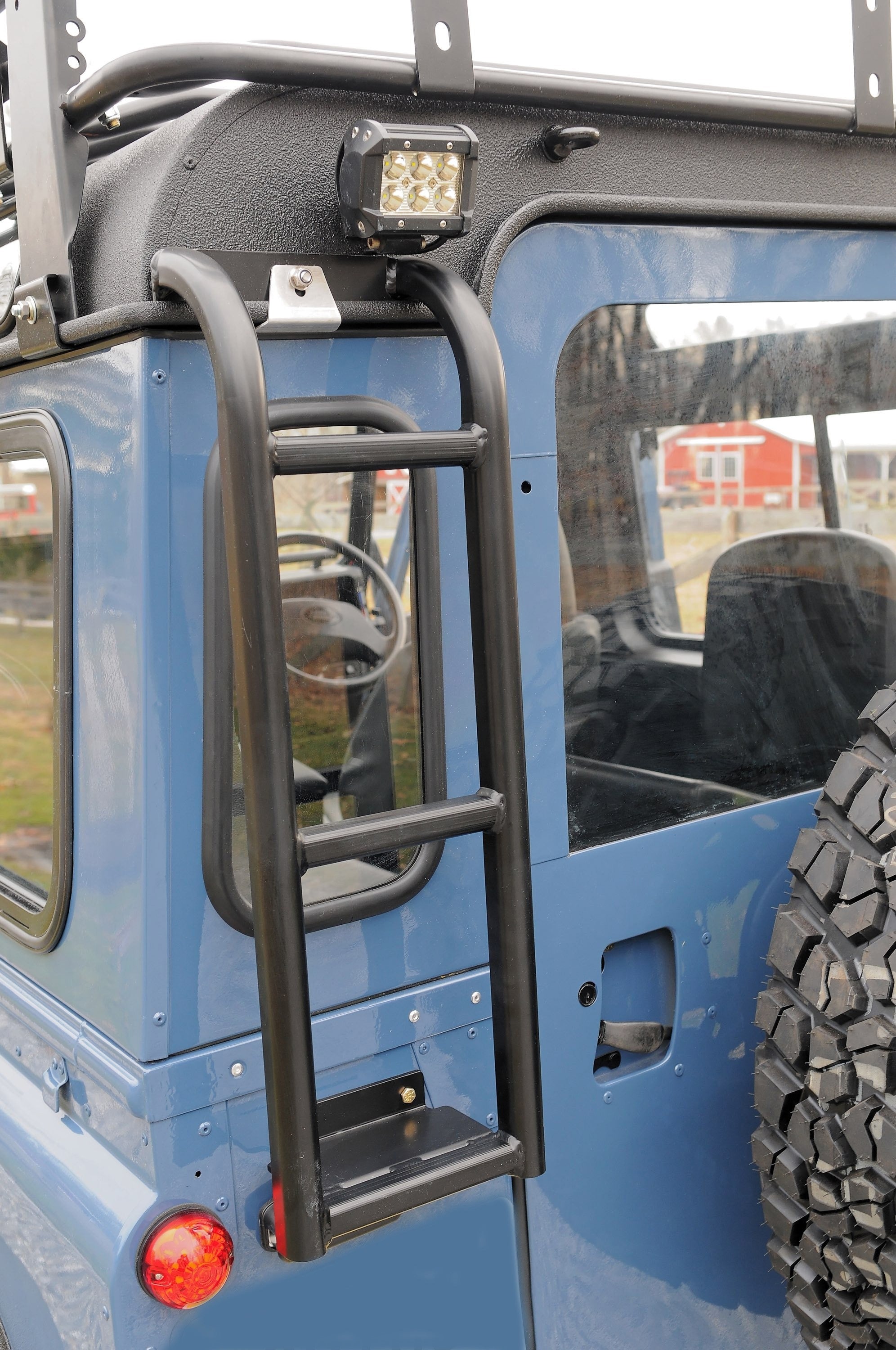 Aluminum Rear Ladder for Station Wagon - for Land Rover 90/110 & Series