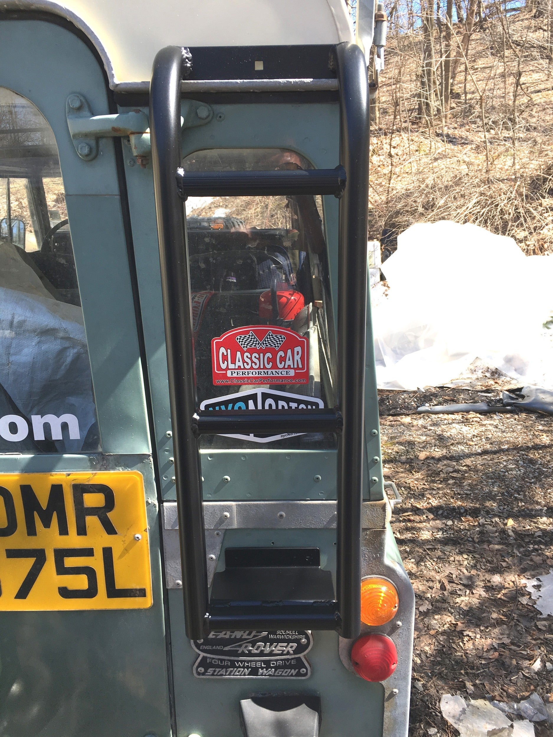 Aluminum Rear Ladder for Station Wagon - for Land Rover 90/110 & Series