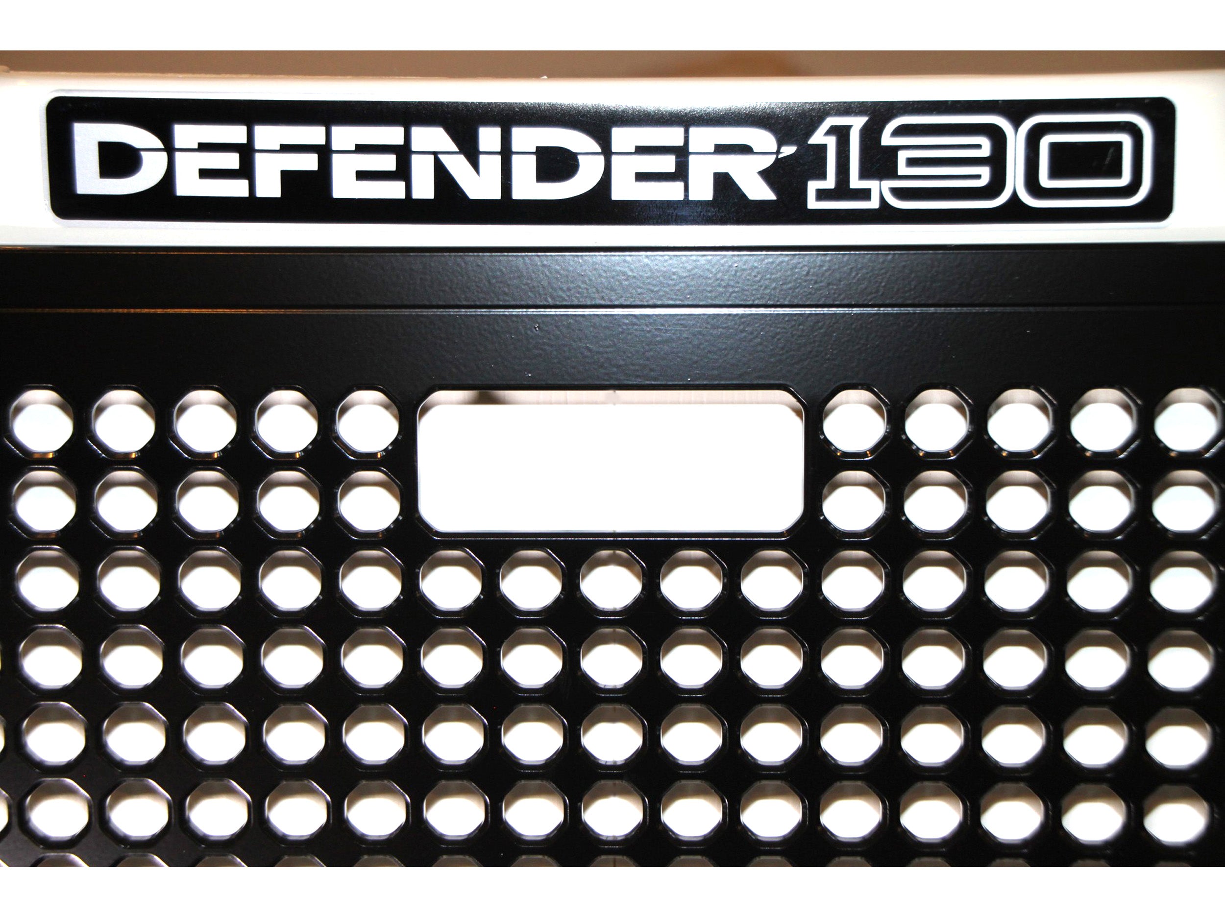 Defender Front Grille (w/ cutout for manual bonnet latch) - for Land Rover Defender 90/110/130 (solid aluminum)
