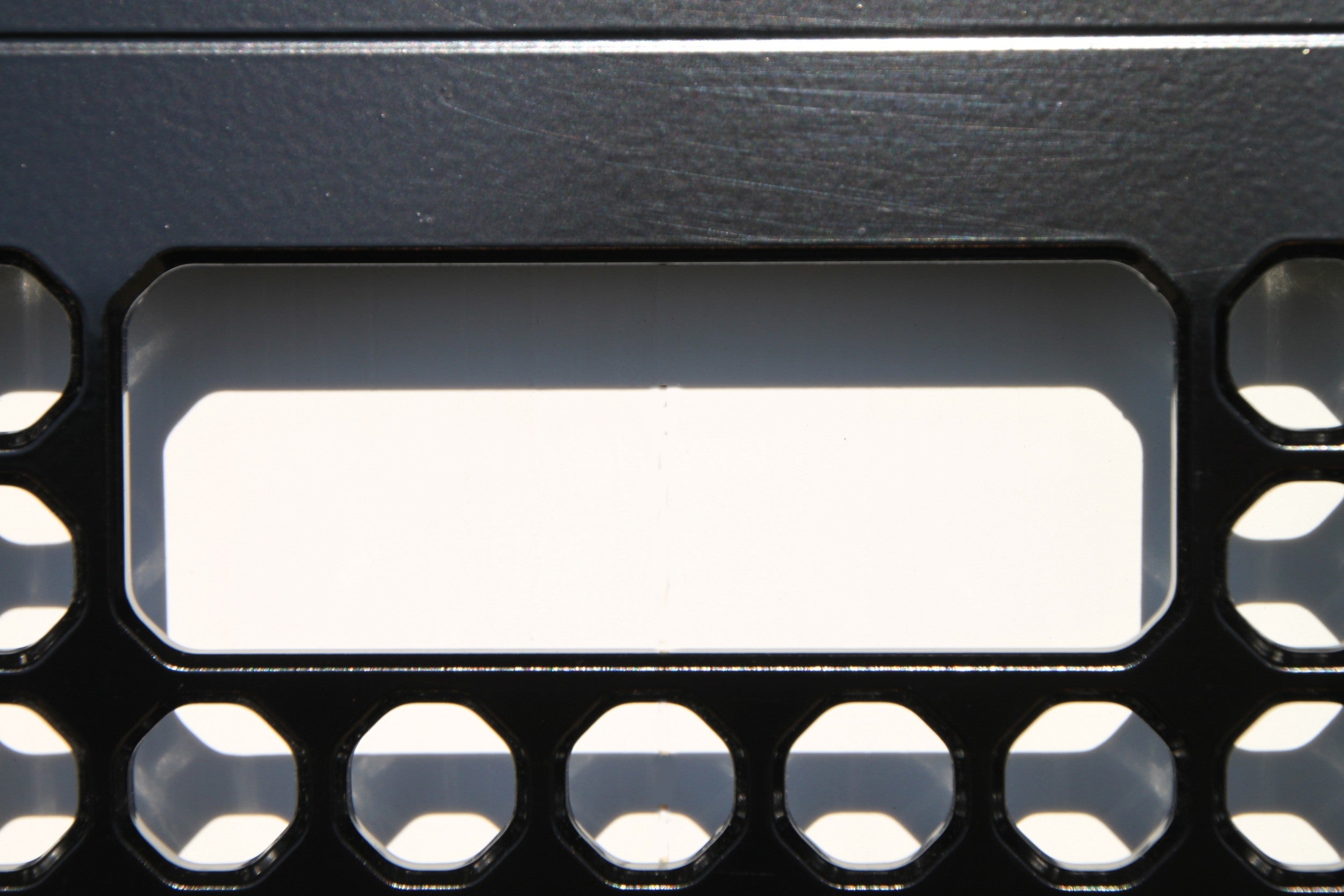 Defender Front Grille (w/ cutout for manual bonnet latch) - for Land Rover Defender 90/110/130 (solid aluminum)