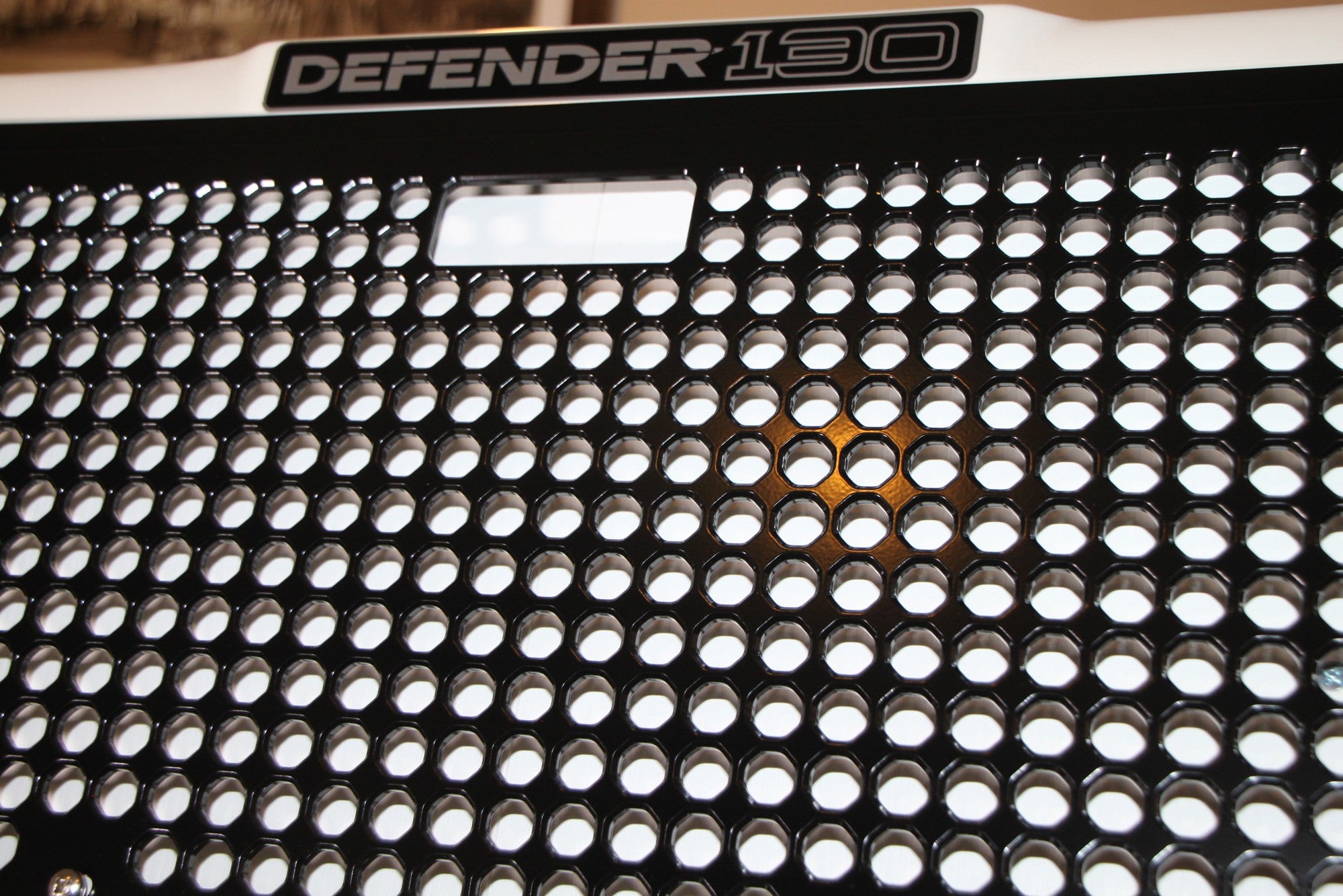 Defender Front Grille (w/ cutout for manual bonnet latch) - for Land Rover Defender 90/110/130 (solid aluminum)