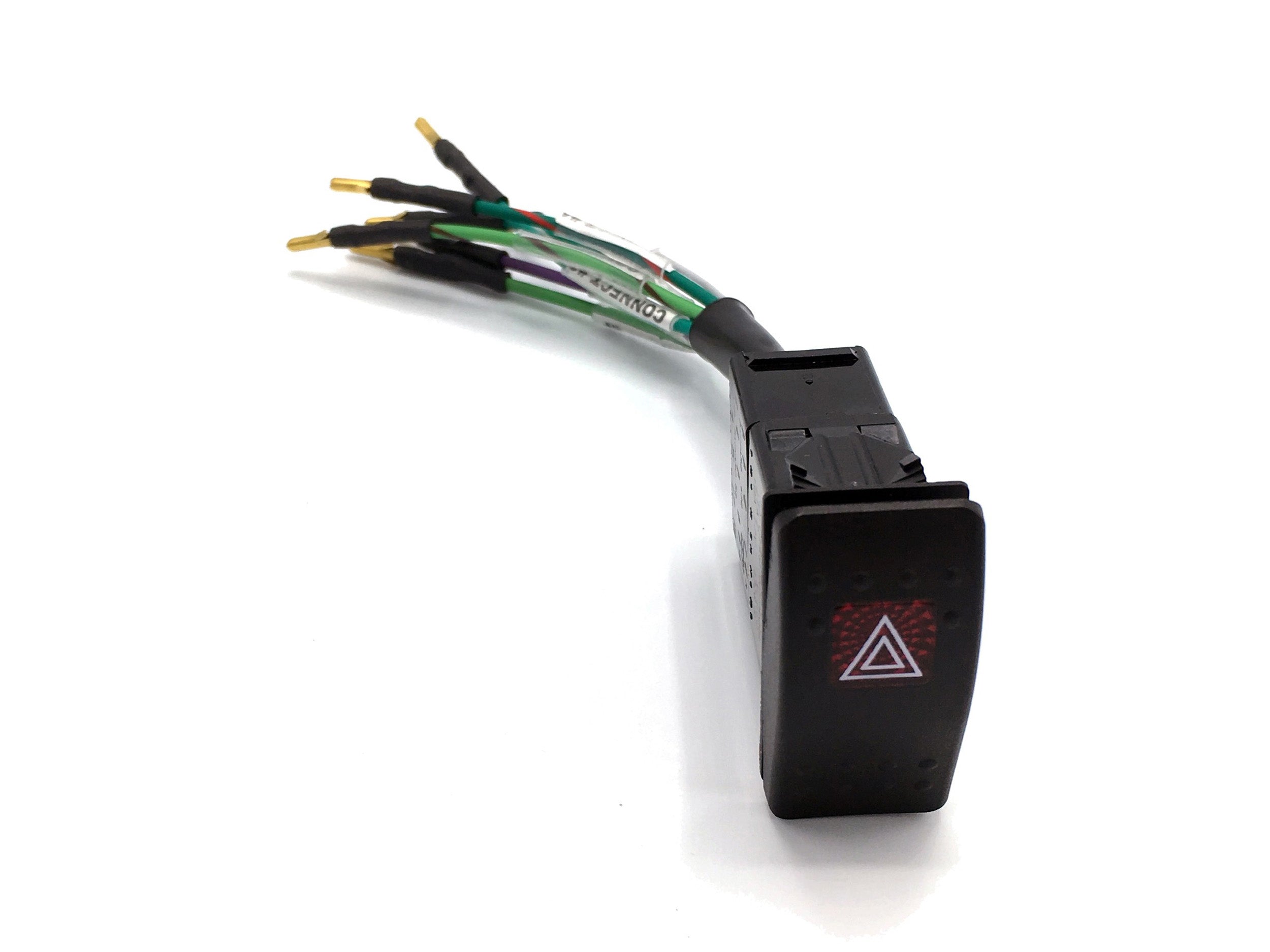 Defender Hazard Switch Wiring Harness (*includes* Carling Hazard Switch & Multiplug) - for Land Rover 90/110/130