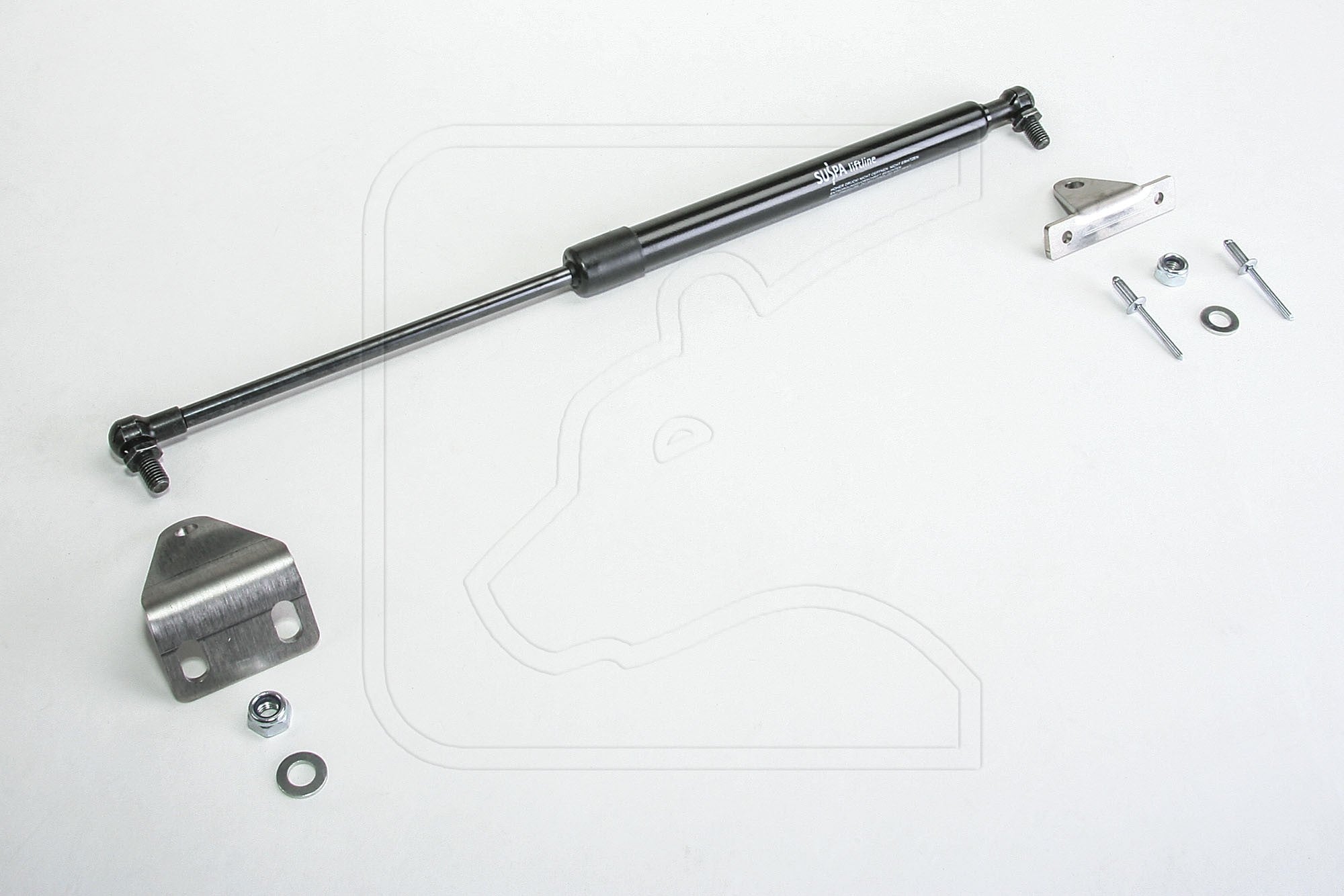 Defender Rear Station Wagon Door Gas Strut Conversion Kit (up to model year 2001) - Land Rover 90/110
