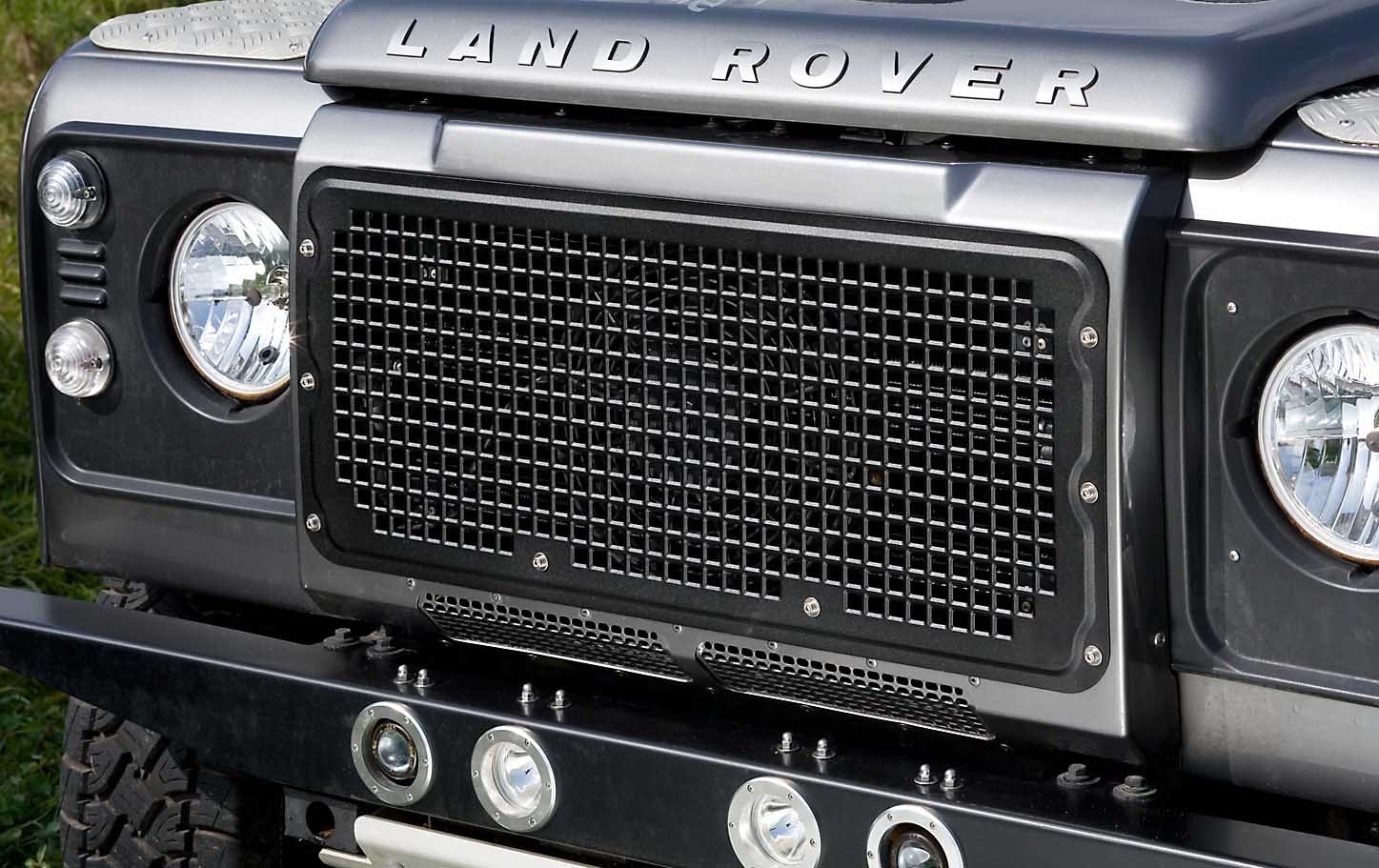 Heritage Style Front Grille - Land Rover Defender (with A/C, stamped aluminum)