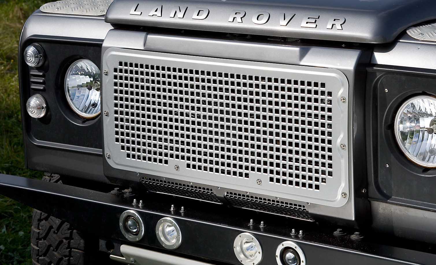 Heritage Style Front Grille - Land Rover Defender (with A/C, stamped aluminum)