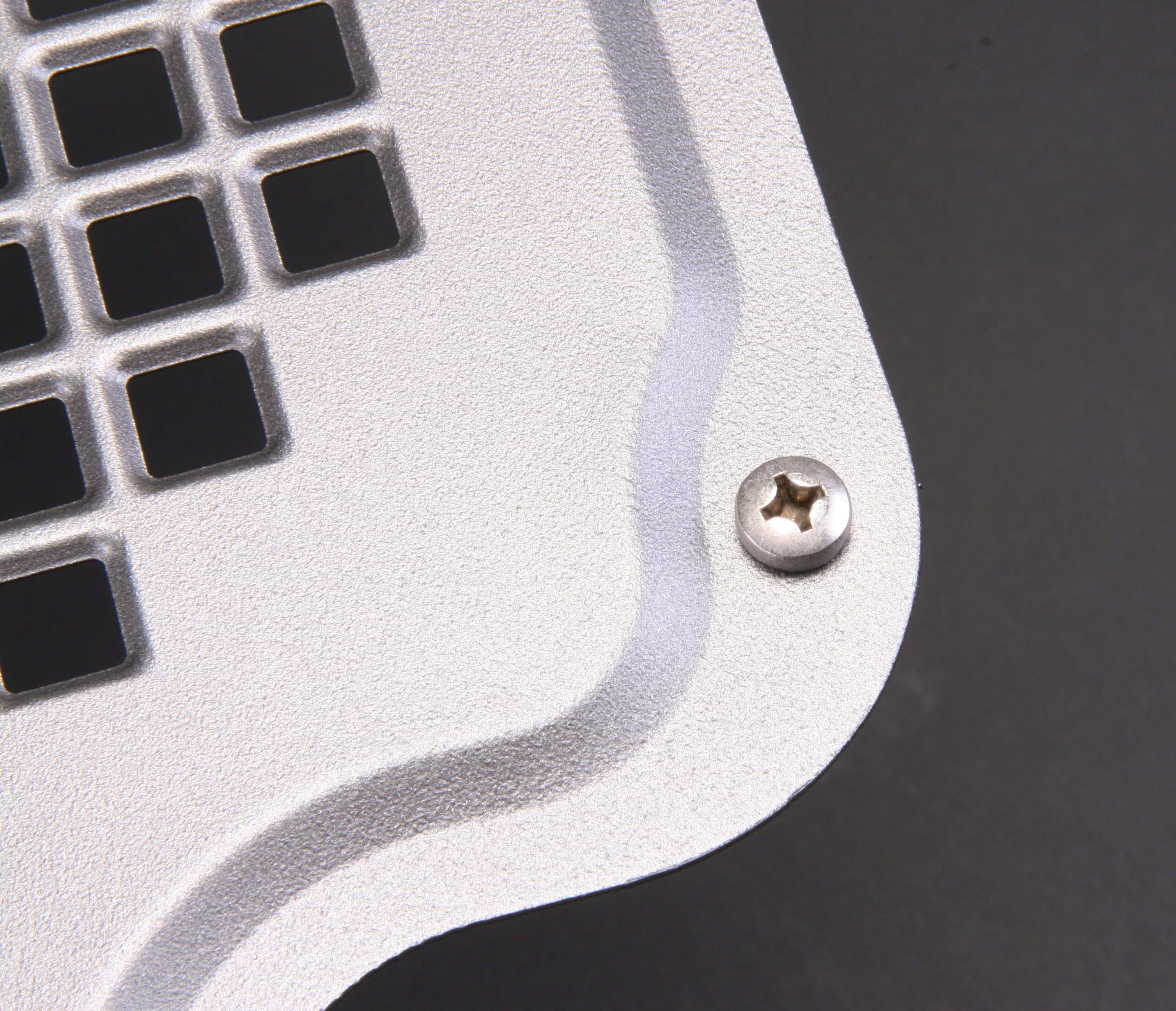 Heritage Style Front Grille - Land Rover Defender or Series (without A/C, stamped aluminum)