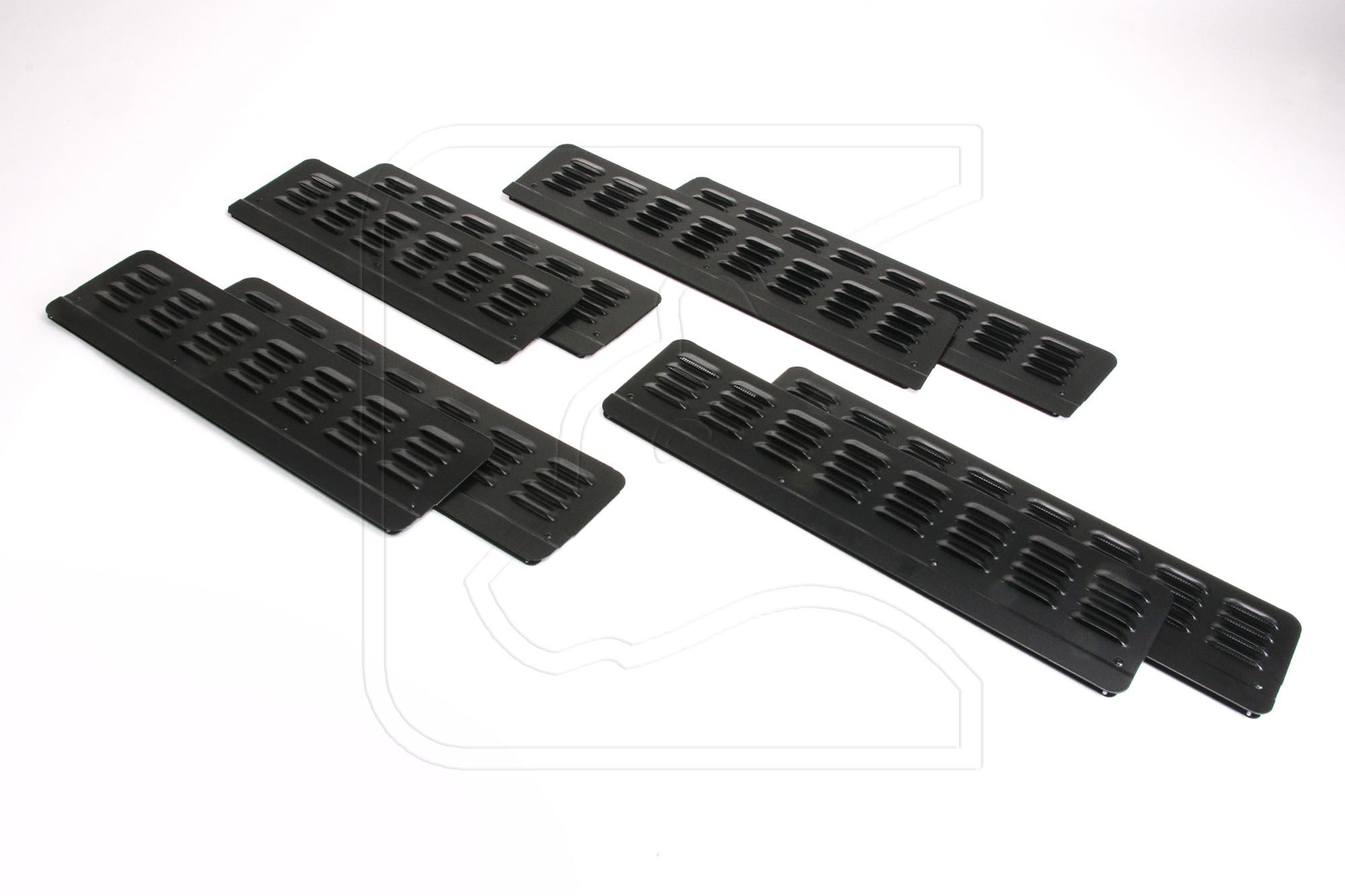 Defender 2nd Row Doors Window Vents/Screens - for Land Rover 110/130 (set of 2)