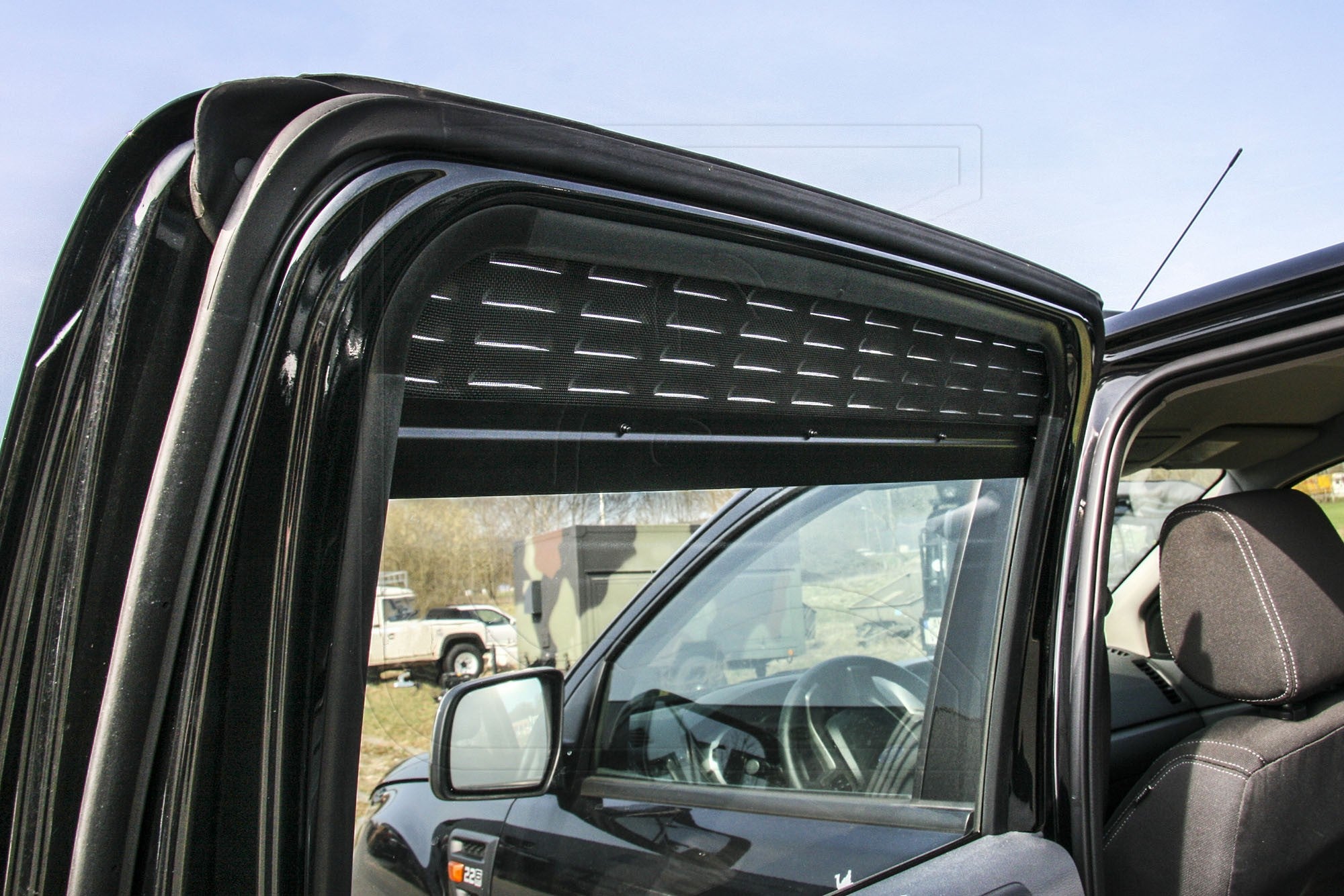 Rear Door Window Vent Screens - Ford Ranger Pickup 2012+ model year (set of 2)