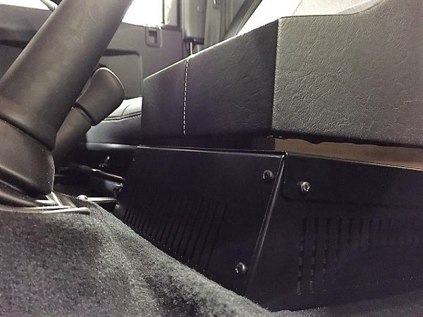 Subwoofer Console Locker Box (interior, cubby) - for Land Rover Defender 90/110/130