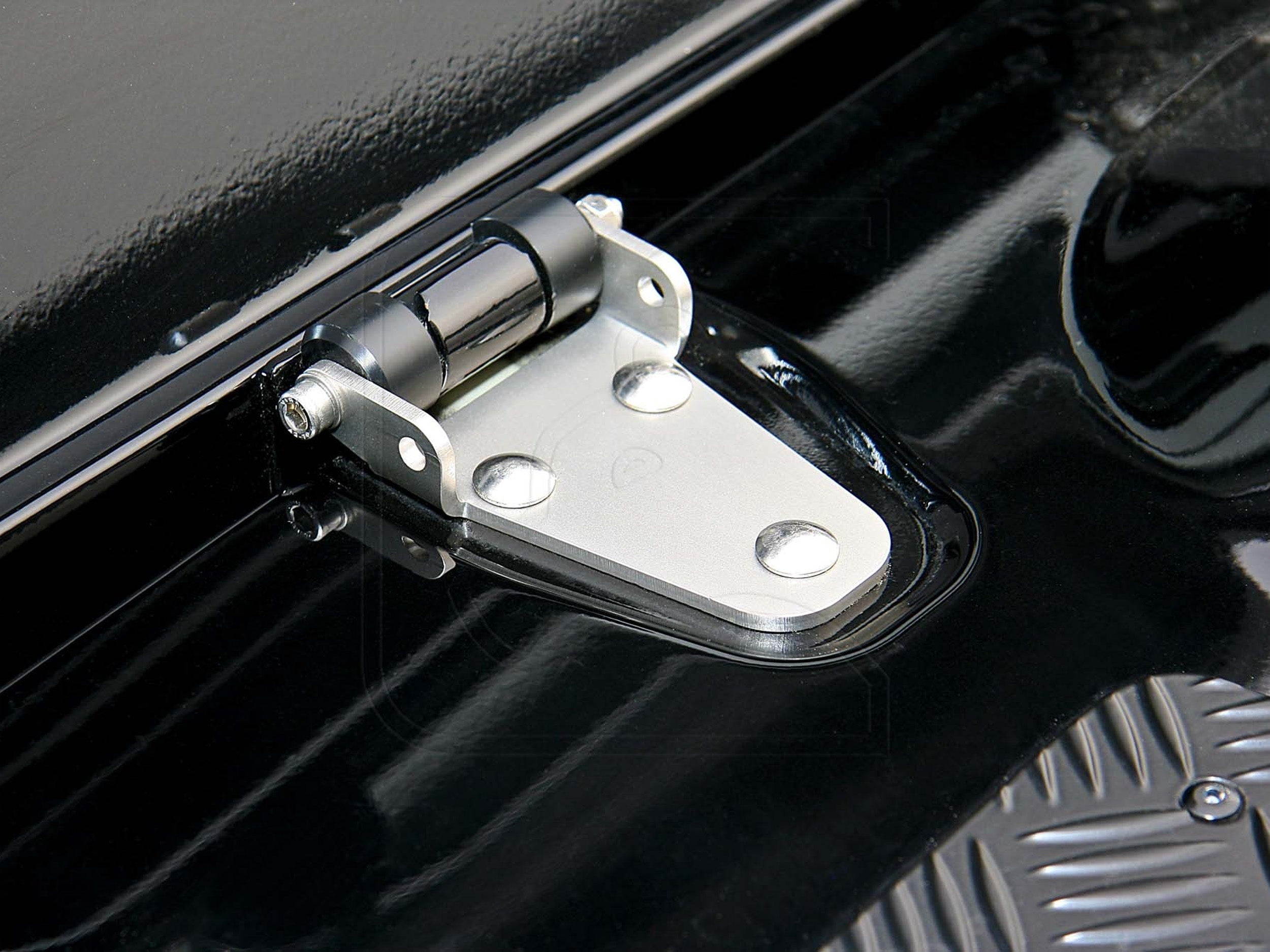 Anti-Theft Bonnet (Hood) Hinge Set (stainless steel) - for Land Rover Defender 90/110/130