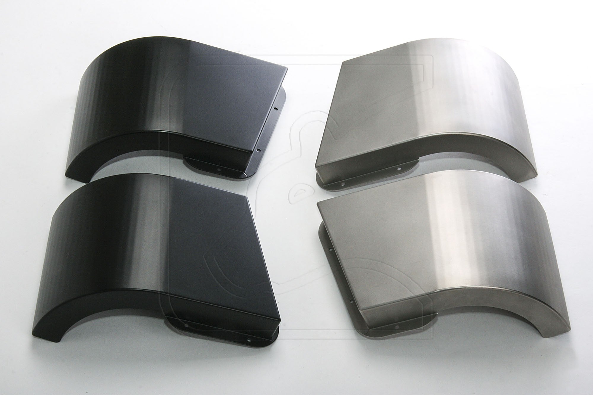 Defender Military Snow Cowl Cover - for Land Rover Defender 90/110/130 (stainless steel)