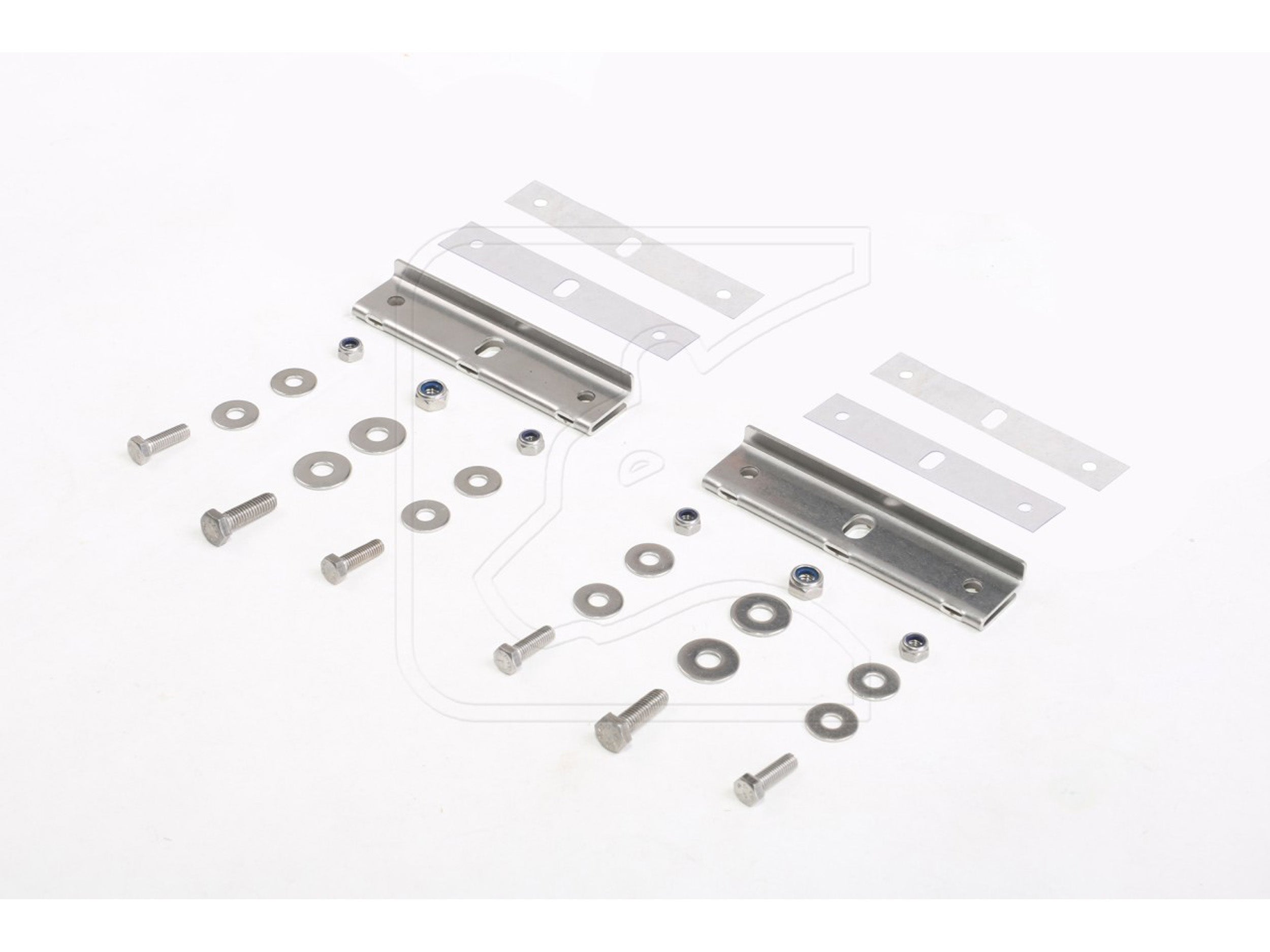 Stainless Steel Edge Reinforcement for Mud Flap Mounts/Brackets - for Land Rover Defender 110/130