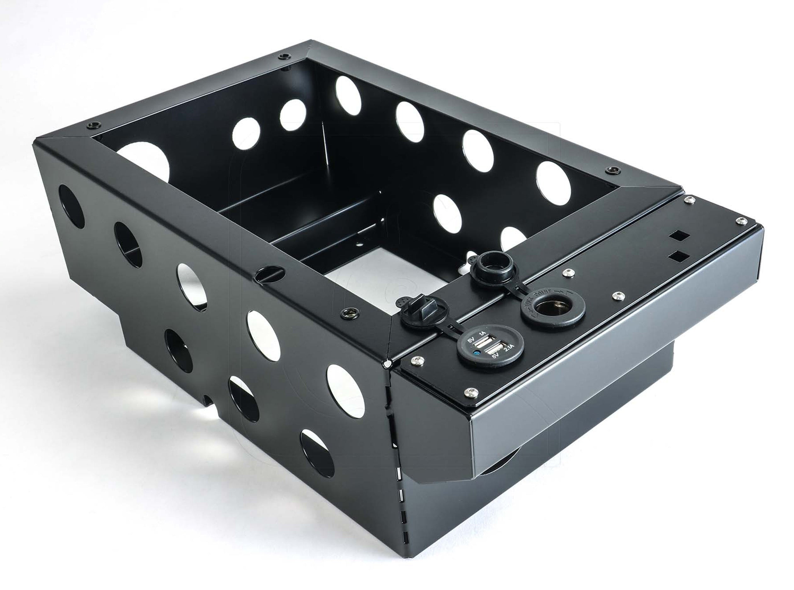 Defender Console/Cubby Box Heater Base (for Webasto/etc) - Land Rover 90/110/130 (fits model year 1983-2006)