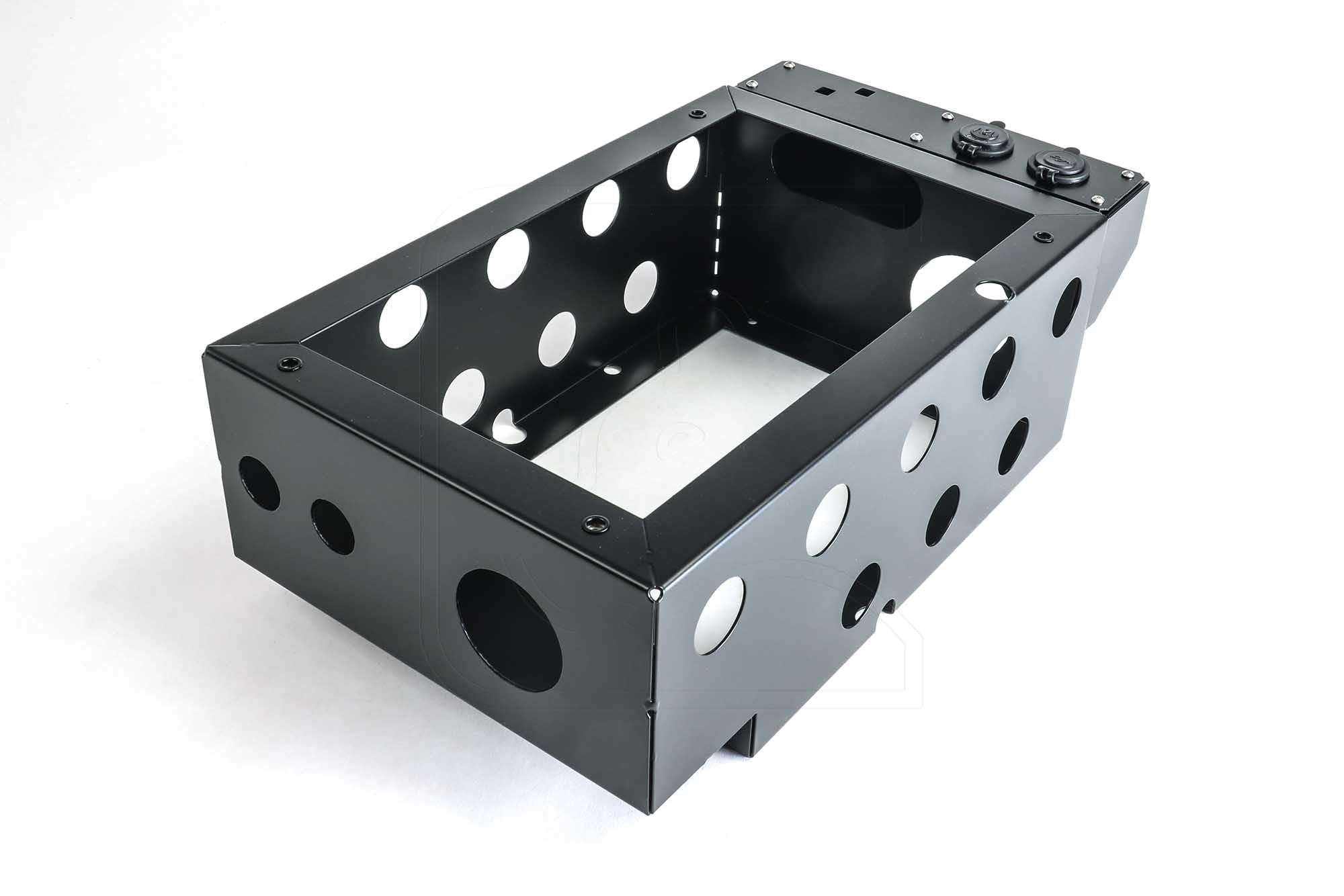 Defender Console/Cubby Box Heater Base (for Webasto/etc) - Land Rover 90/110/130 (fits model year 1983-2006)