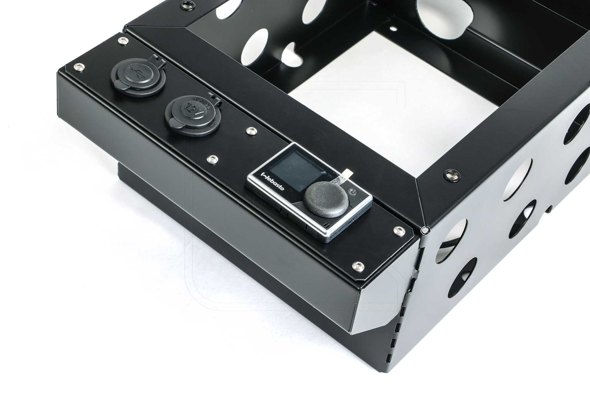 Defender Console/Cubby Box Heater Base (for Webasto/etc) - Land Rover 90/110/130 (fits model year 1983-2006)