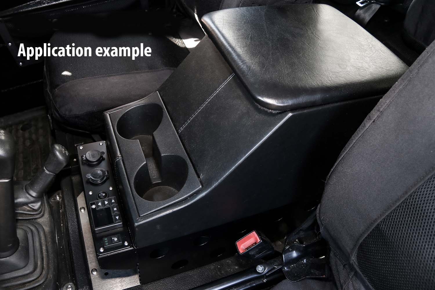 Defender Console/Cubby Box Heater Base (for Webasto/etc) - Land Rover 90/110/130 (fits model year 1983-2006)
