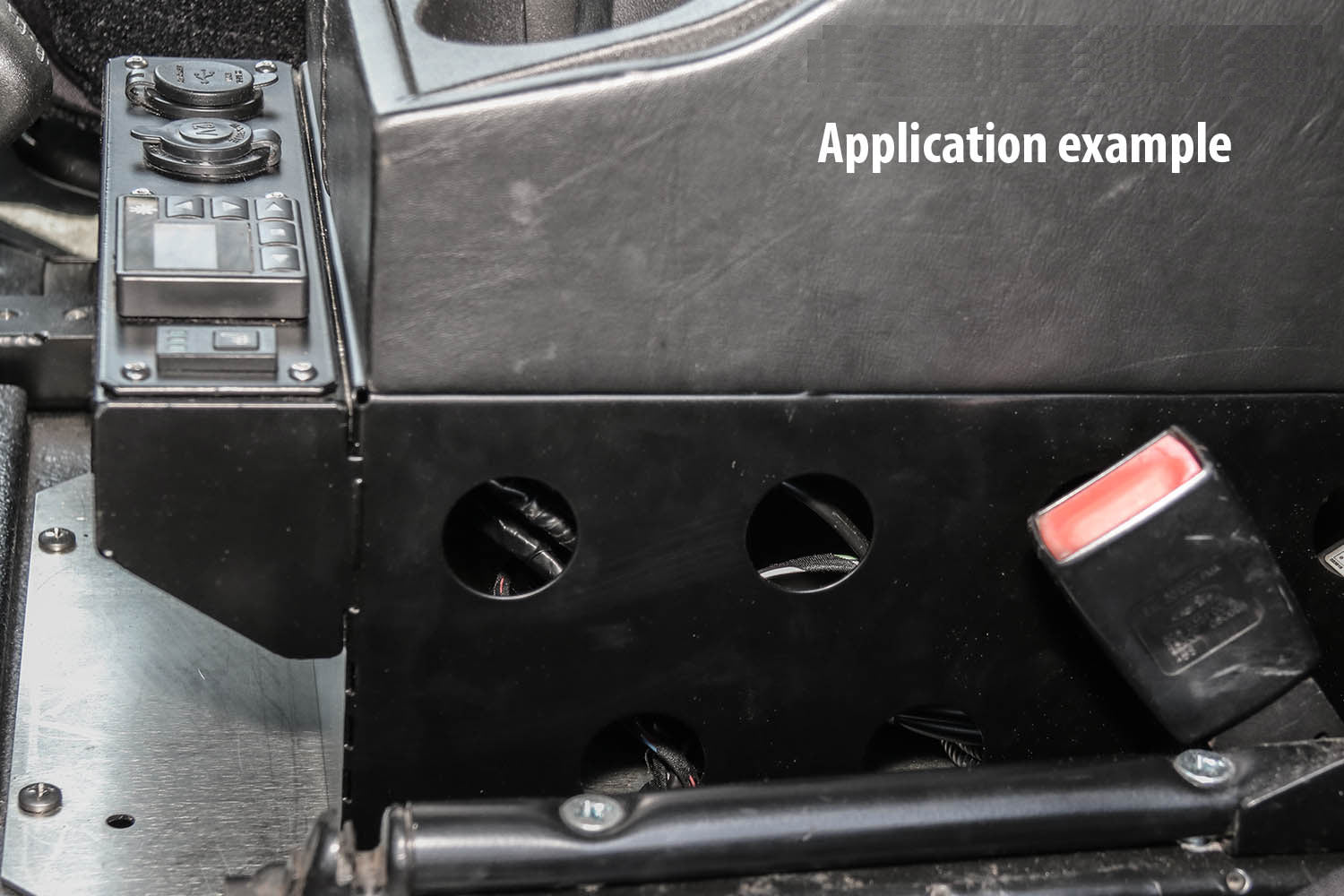 Defender Console/Cubby Box Heater Base (for Webasto/etc) - Land Rover 90/110/130 (fits model year 1983-2006)