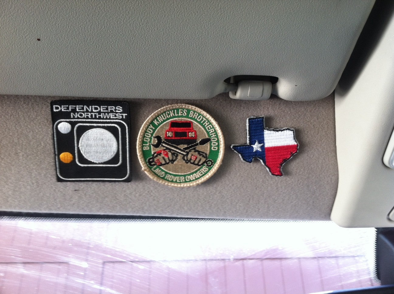 "Bloody Knuckles Brotherhood" PATCH velcro-backed, 2-5/8"