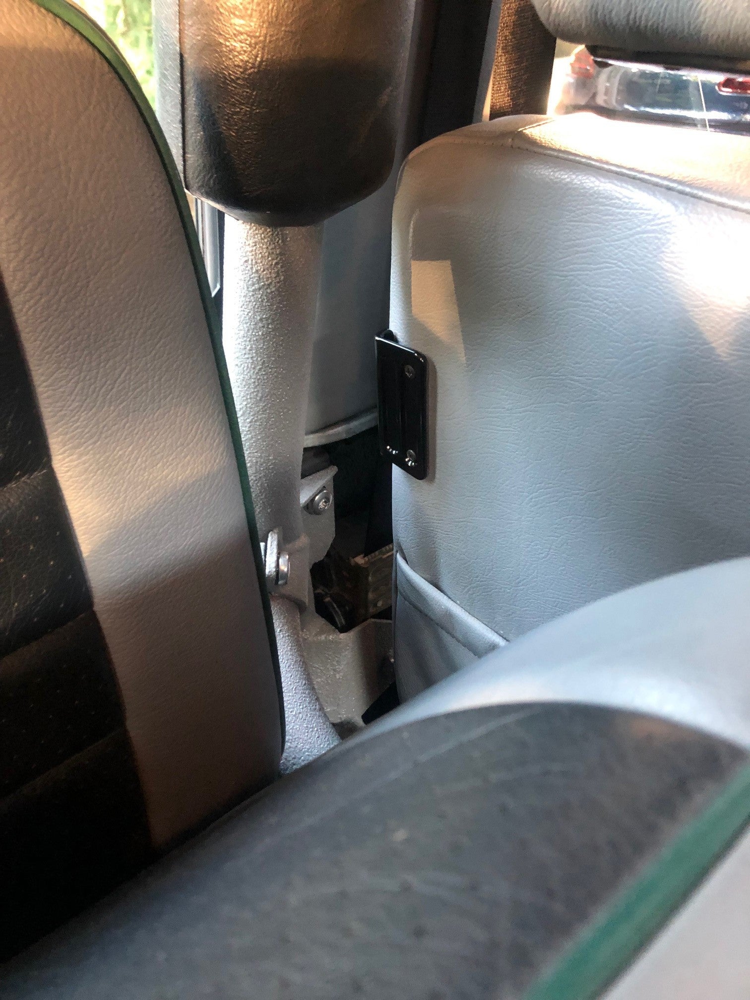 Seat Back Trim Rubbing Strip - for Land Rover Defender 90 (solid aluminum, set of 2)