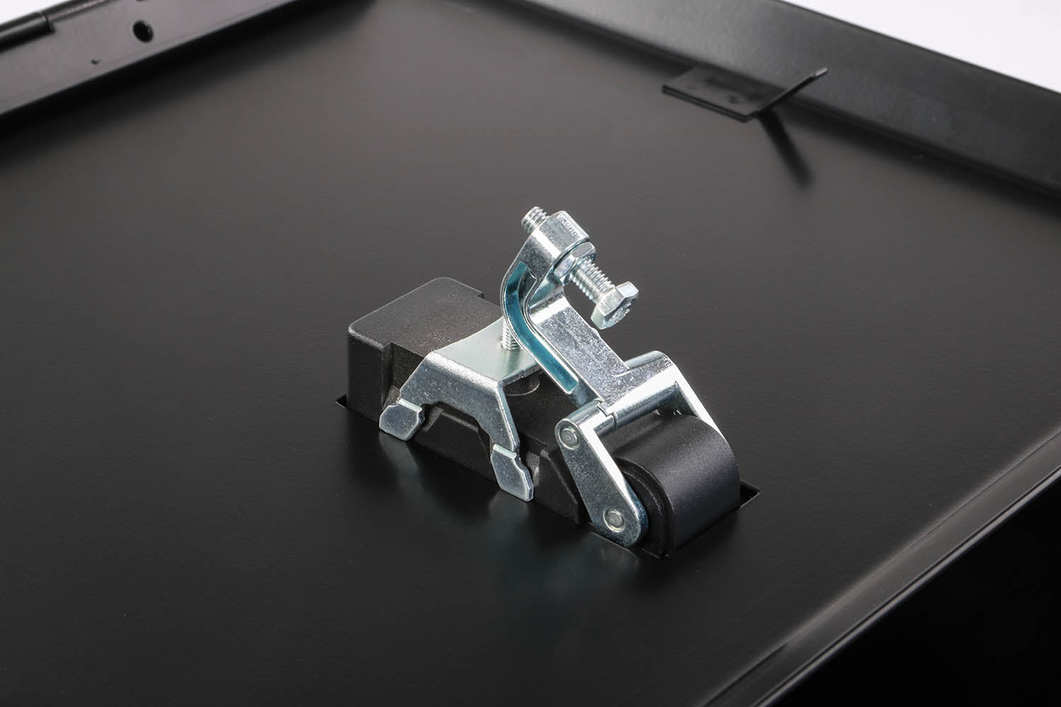 Side storage locker/box (stainless steel & black powdercoated) - for Land Rover Defender 110