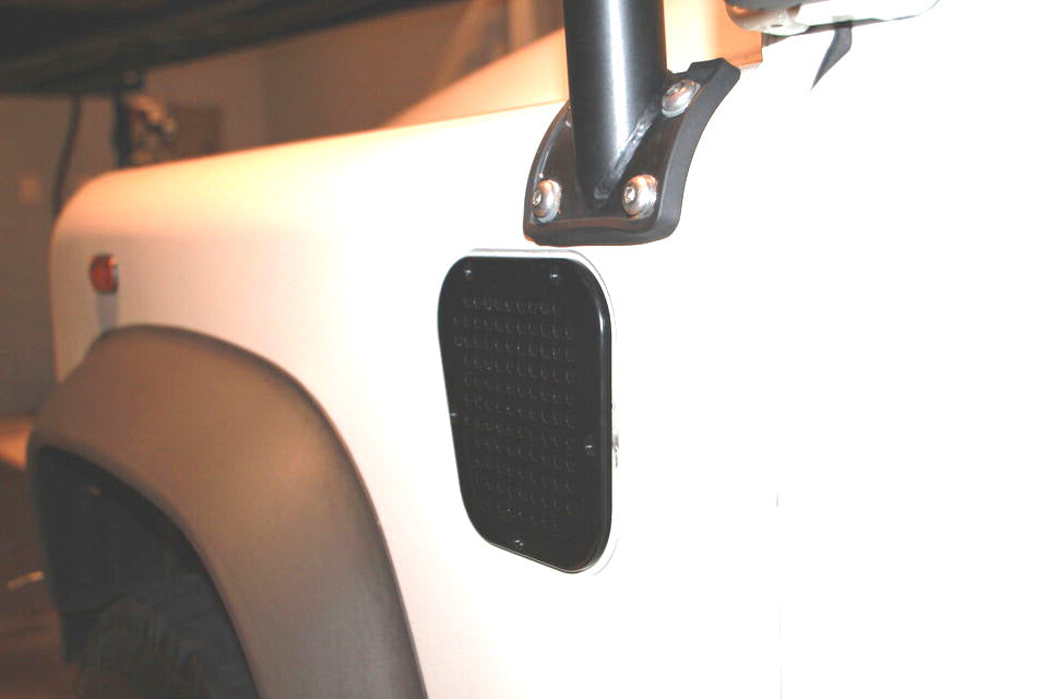 Defender Side Intake Vent Grille - for Land Rover 200Tdi/2.5TD (solid aluminum)