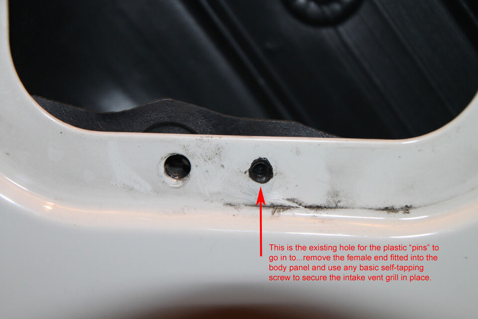 Defender Side Intake Vent Grille - for Land Rover 300Tdi/Td5/Puma (solid aluminum)