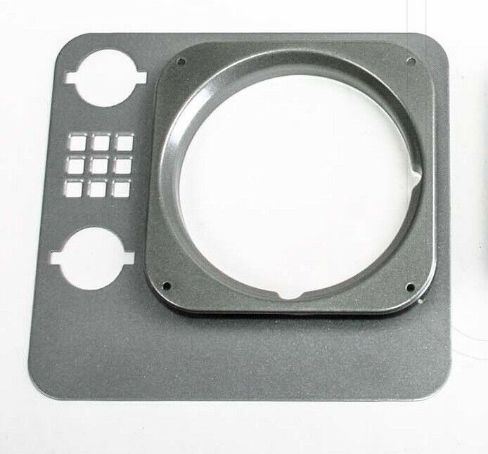 Heritage Headlight Surrounds - Land Rover Defender with inlet squares (stamped aluminum, set of 2)