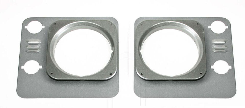 Heritage Headlight Surrounds - Land Rover Defender with inlet gills (stamped aluminum, set of 2)