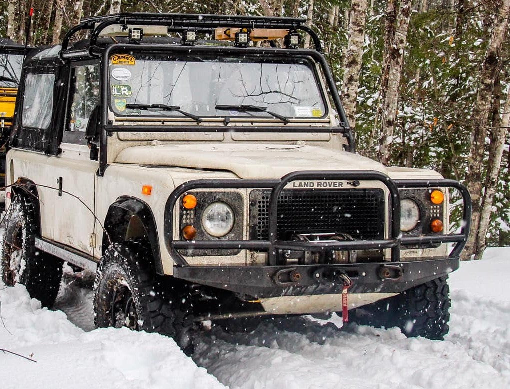 Defender Headlight Surrounds - for Land Rover Defender 90/110/130 (solid aluminum, set of 2)