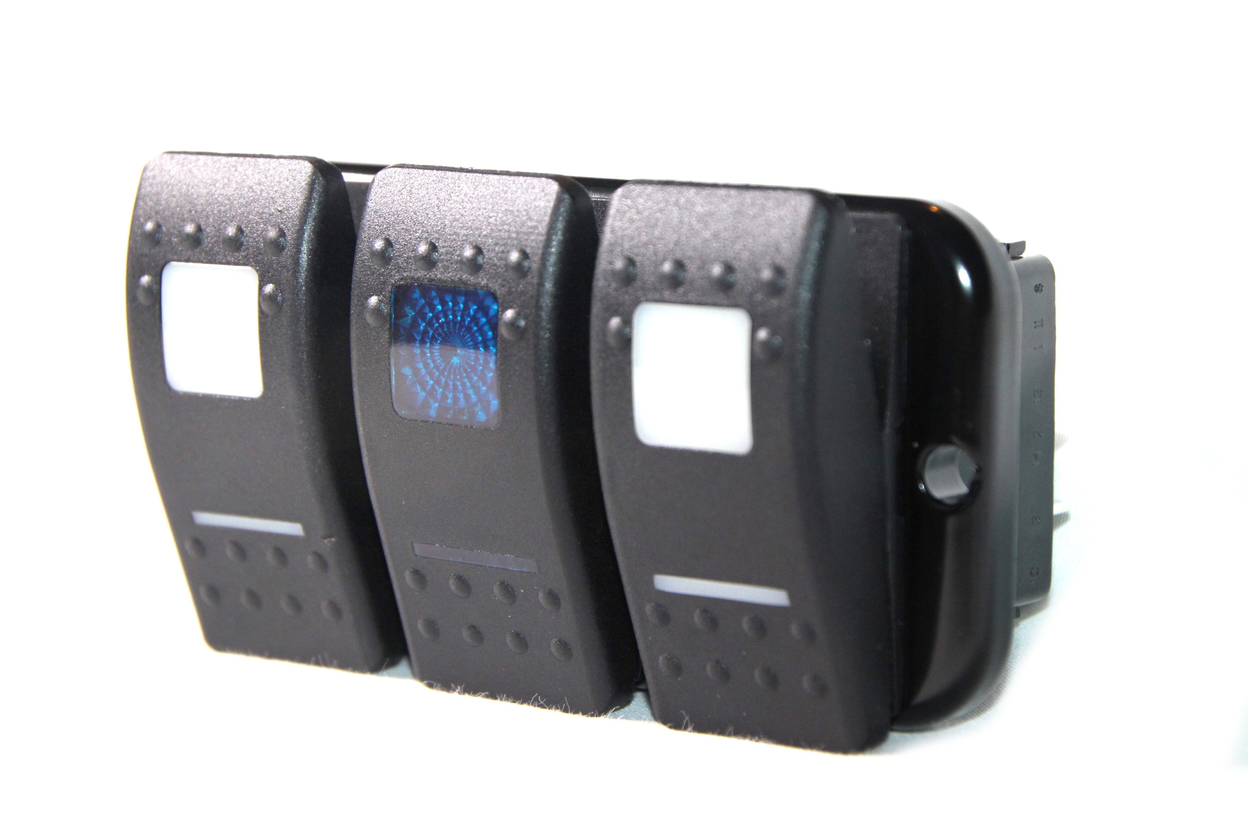 Lower Dash Switch Plate Panel (3 Carling) Left-Hand Drive - for Land Rover Defender 90/110/130