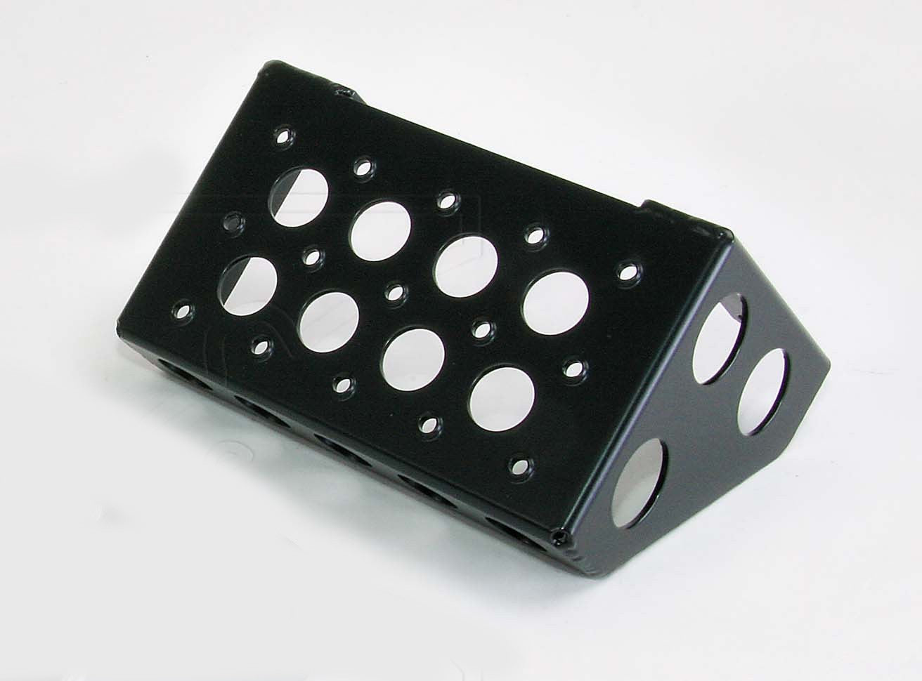 Aluminum Rear Step Station Wagon - Land Rover Defender 90/110 (black powdercoat)