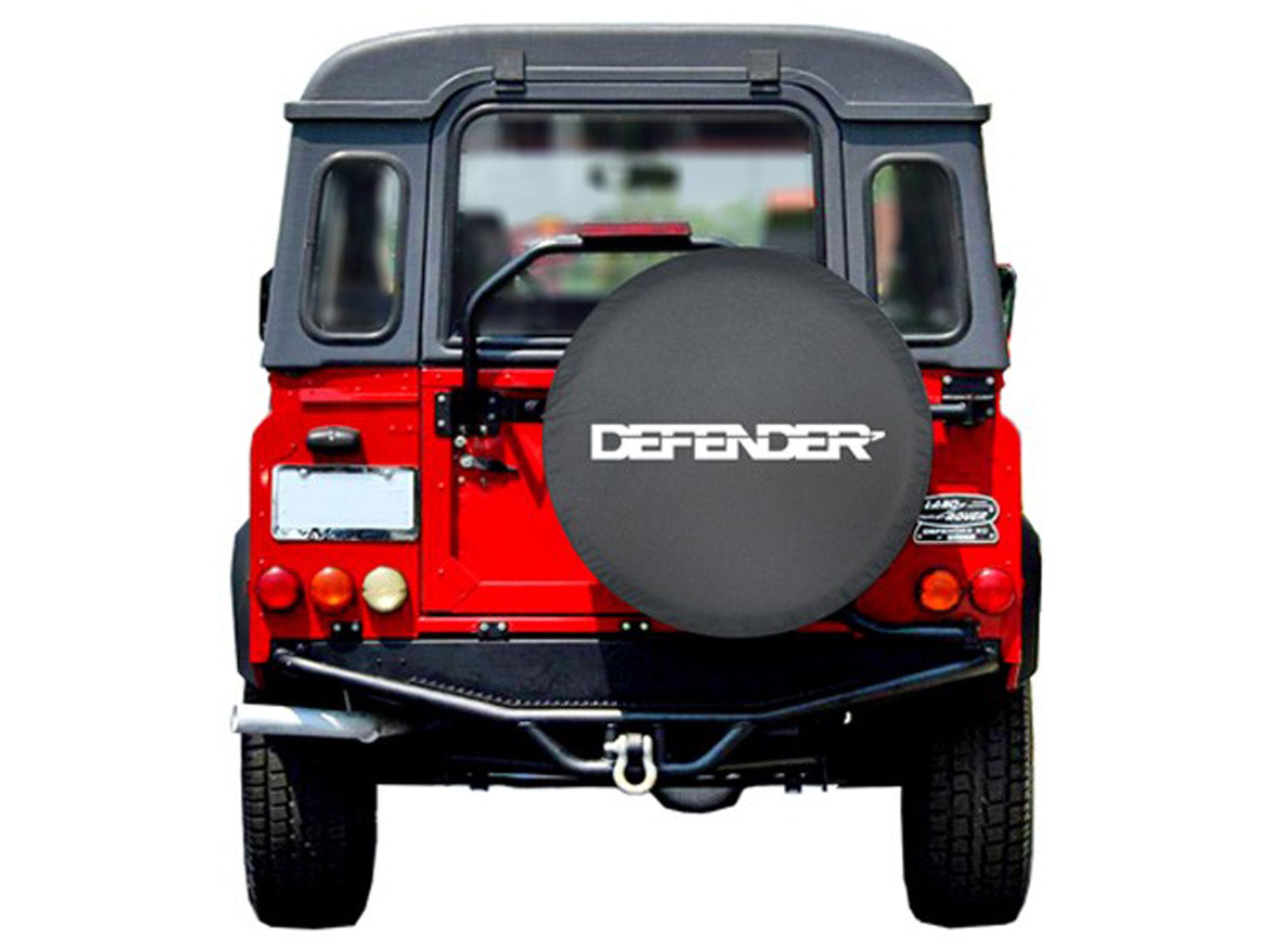 FTAPACCE ABS Spare Tire Cover For Land Rover Defender 90 110 130 – 2020-2025 Models, Santorini Black & Matt Black