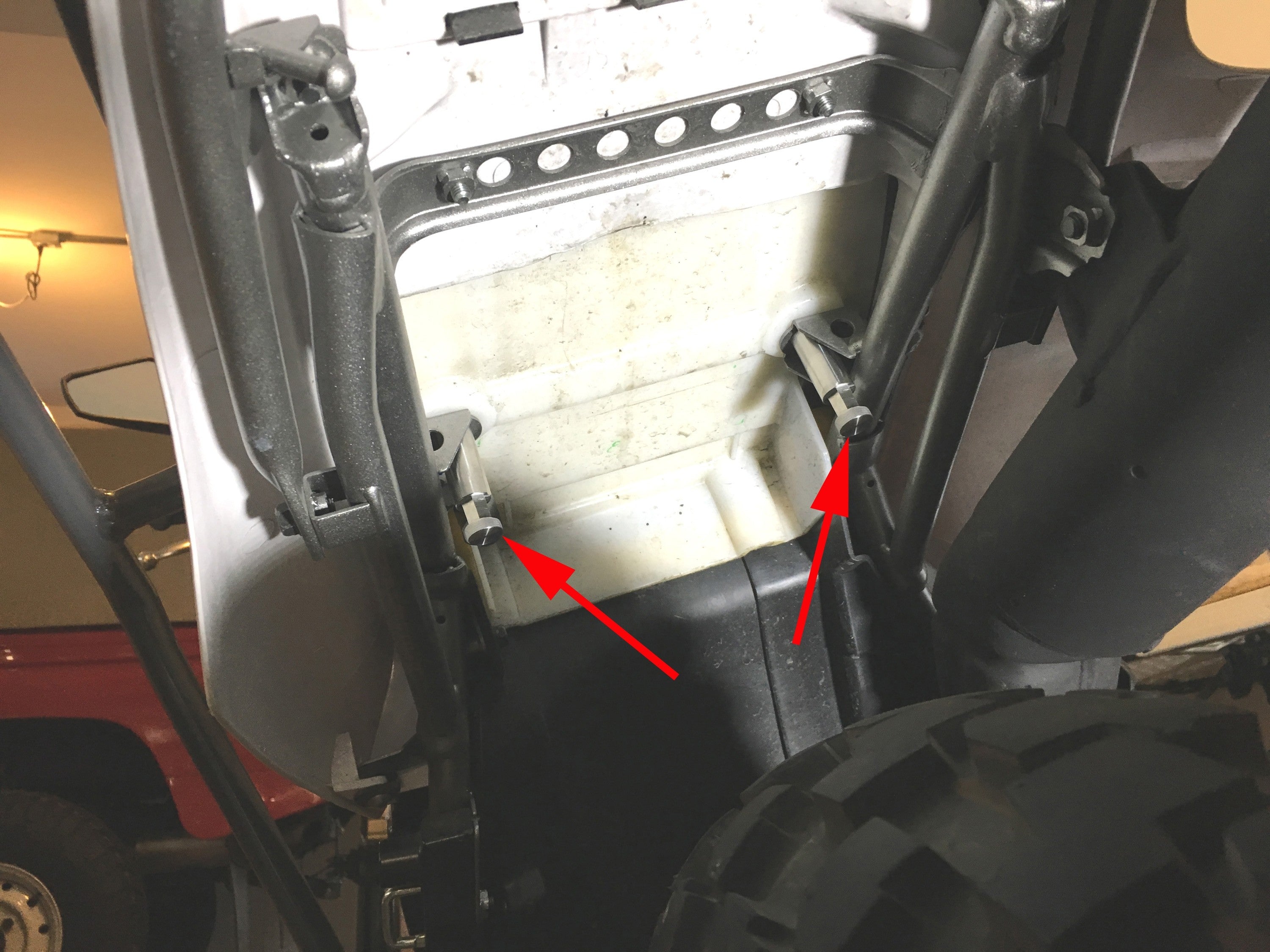 Yamaha TW200 - Quick Release Seat Bolts (Set of 2)