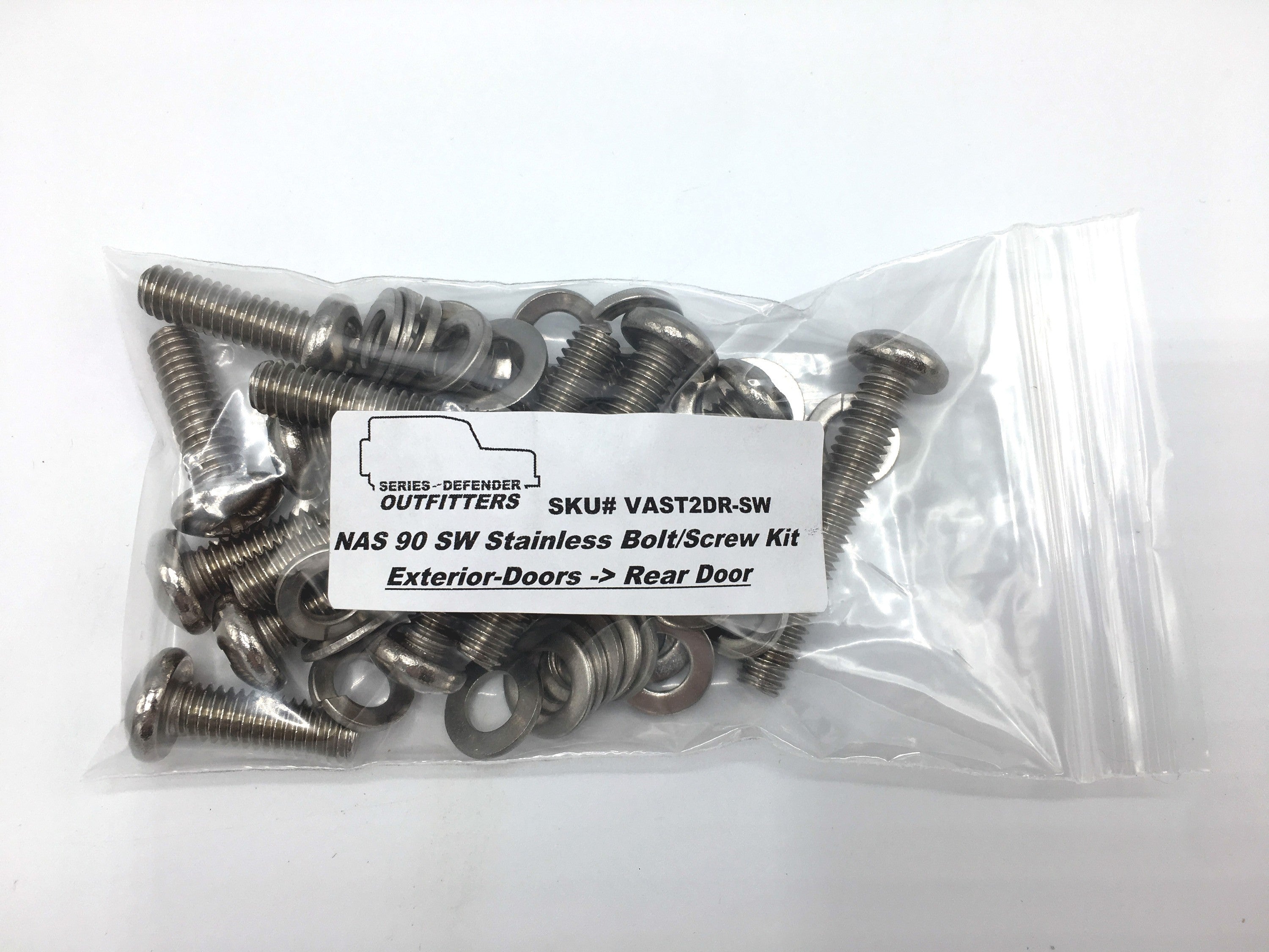 Defender 90 Station Wagon (NAS) Door Hinge Stainless Hardware (Front & Rear Doors)