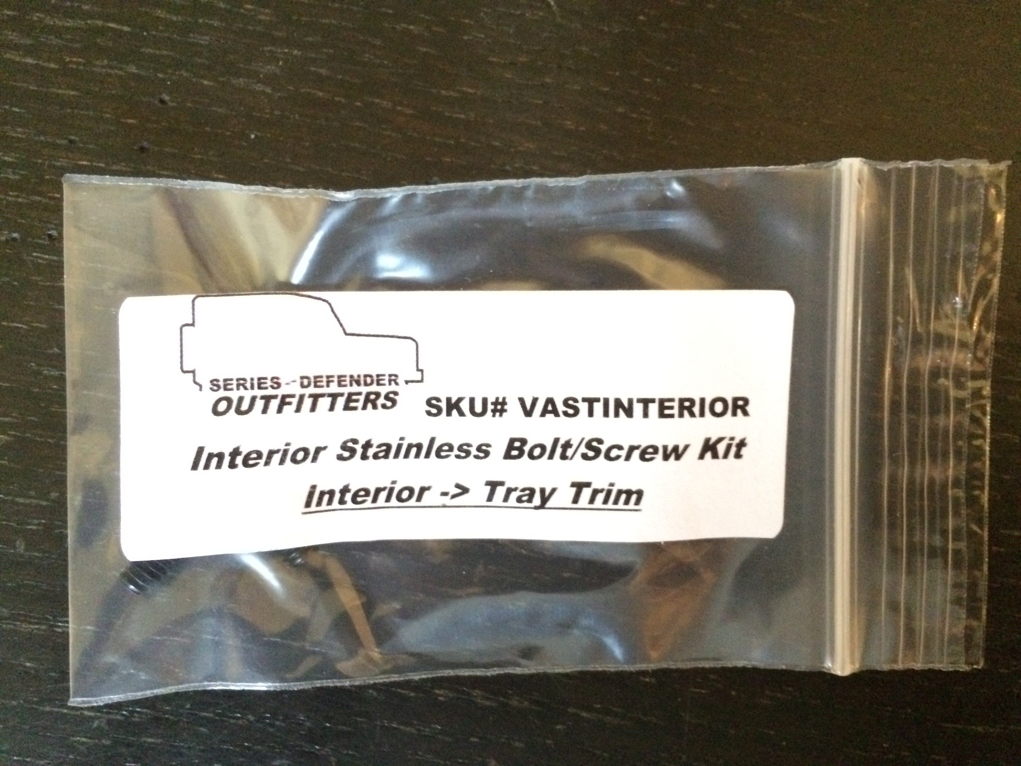 Defender 90 Soft Top (NAS) Stainless Hardware Kit (Exterior & Interior)