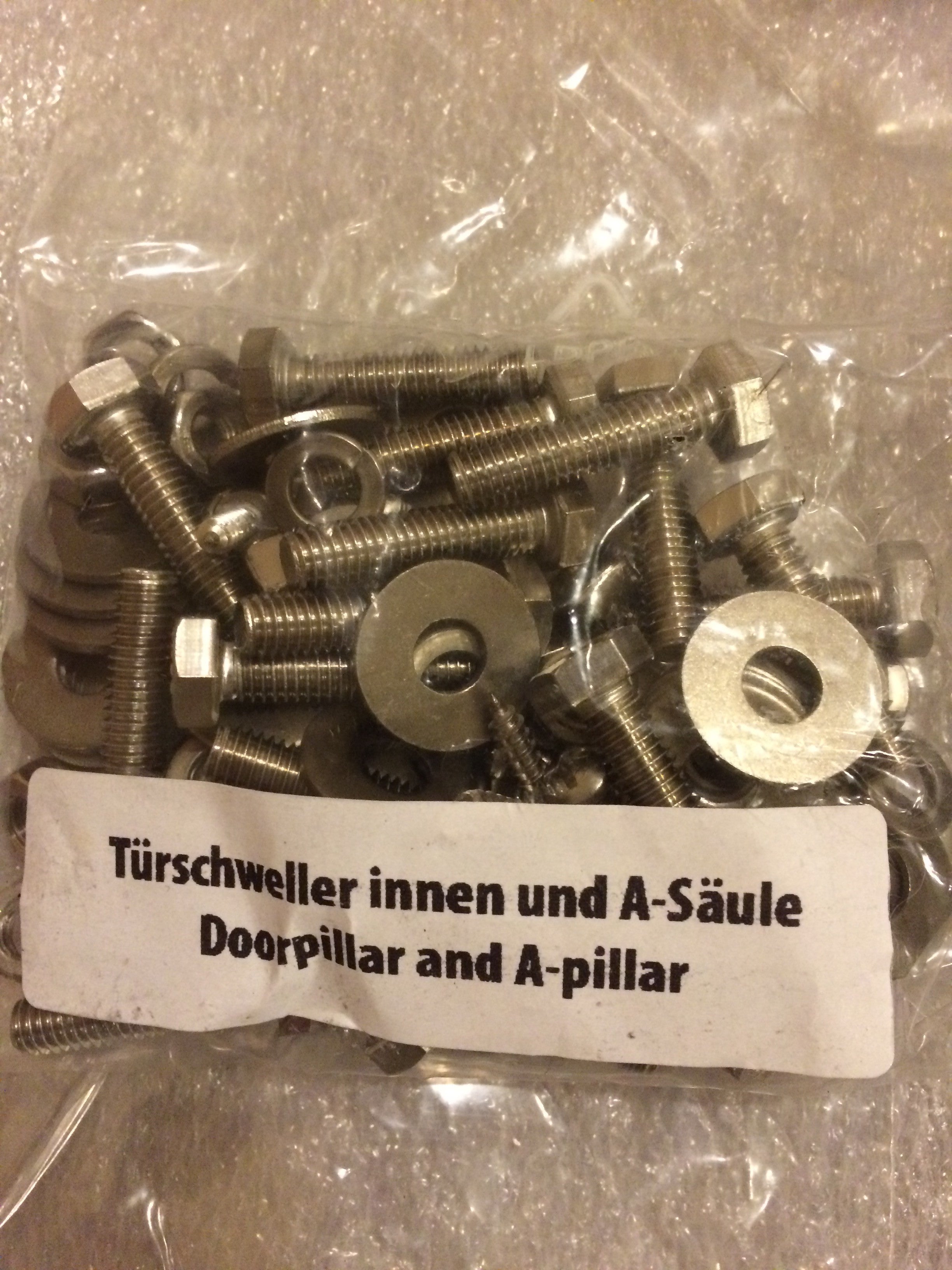 Defender 90 Station Wagon Stainless Hardware Kit (Exterior)